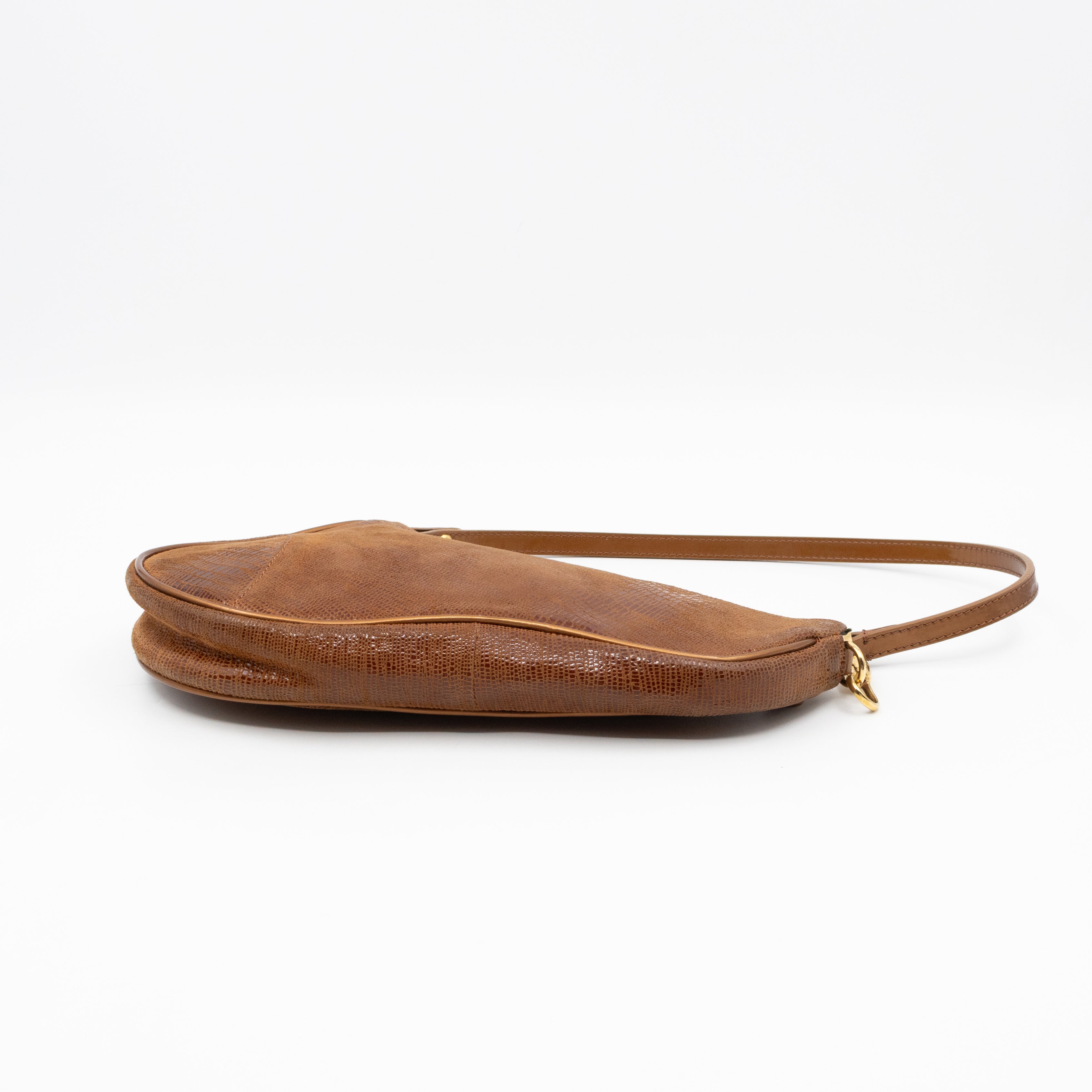 Saddle Pouch Bag Copper Leather