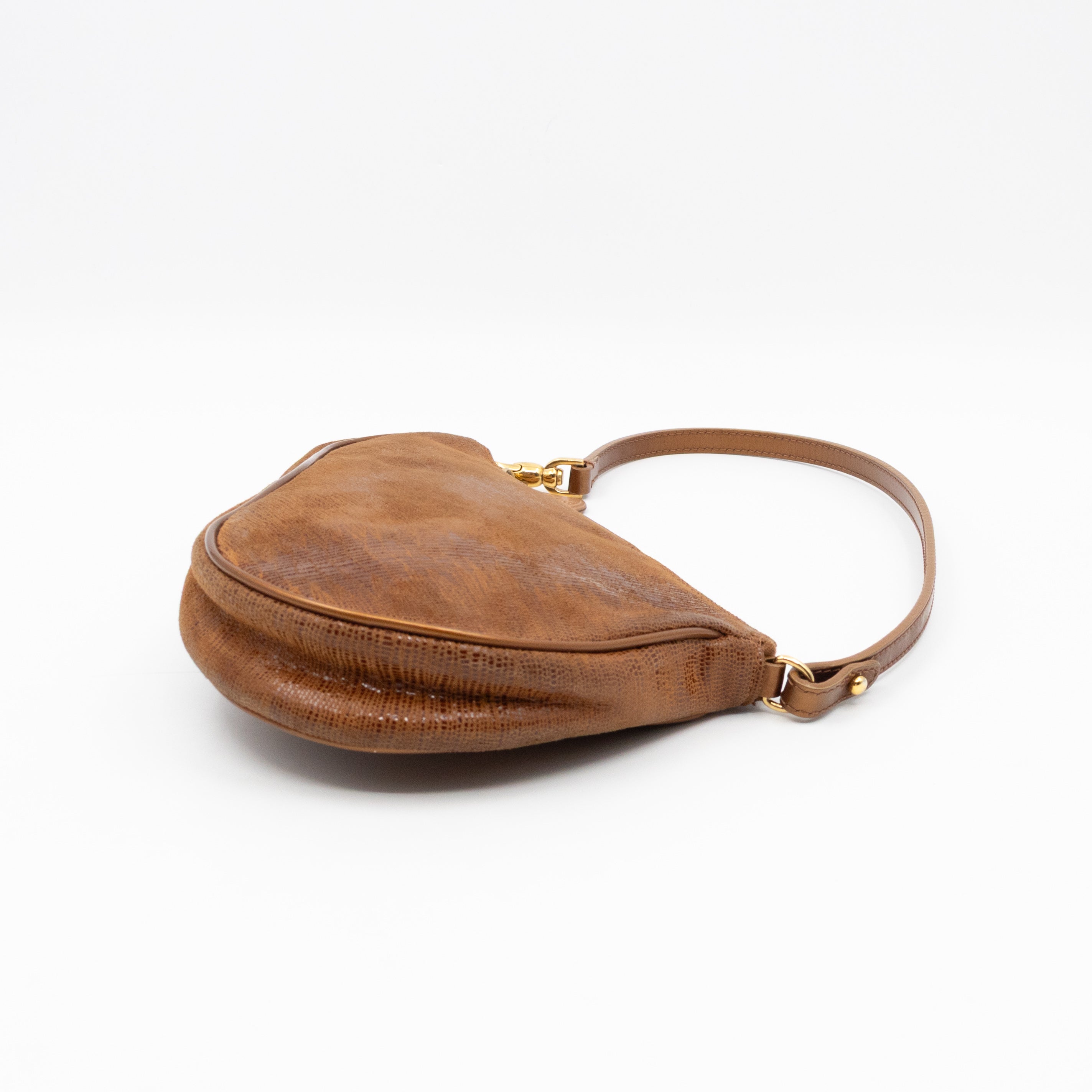 Saddle Pouch Bag Copper Leather