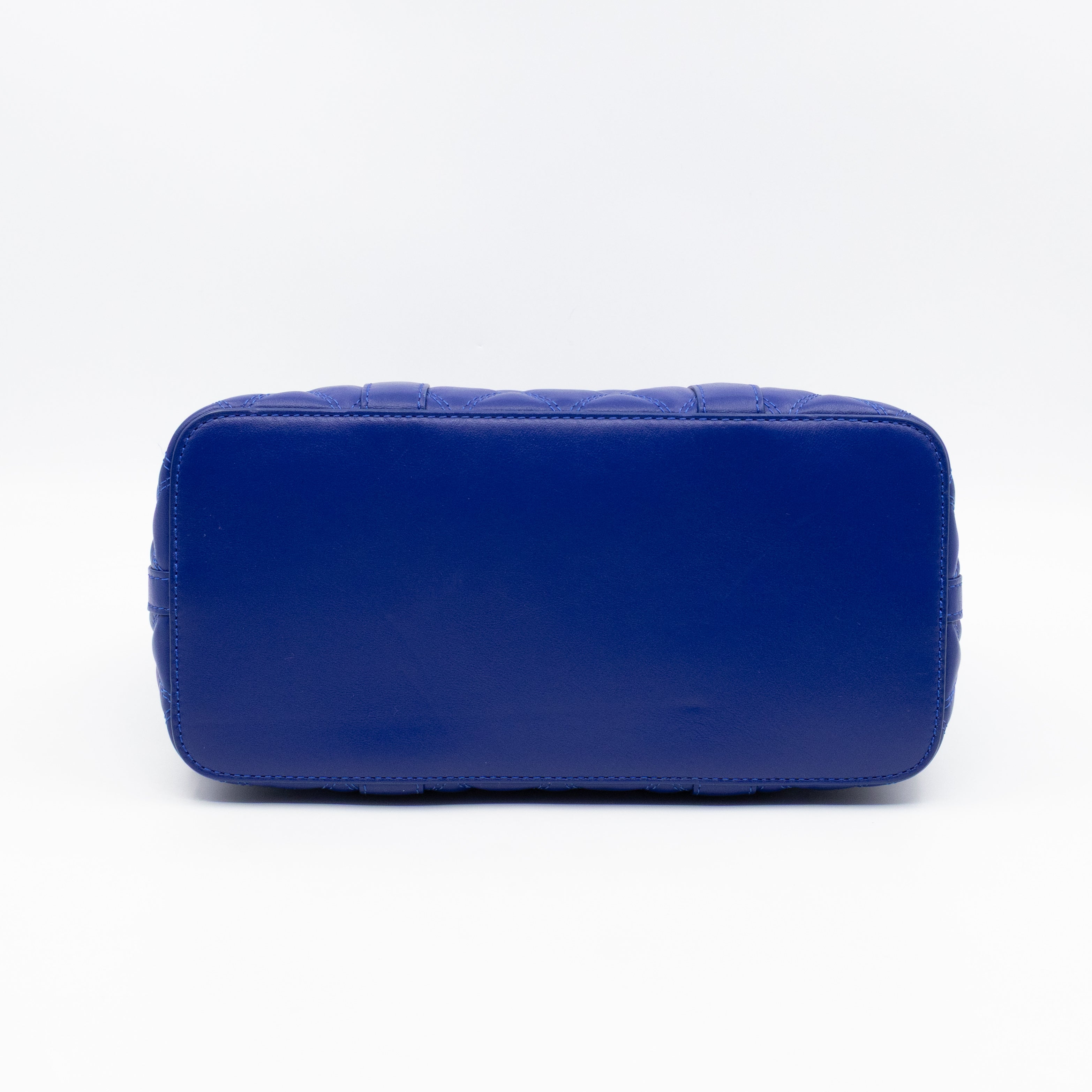 Small Quilted Bayswater Indigo Blue Leather