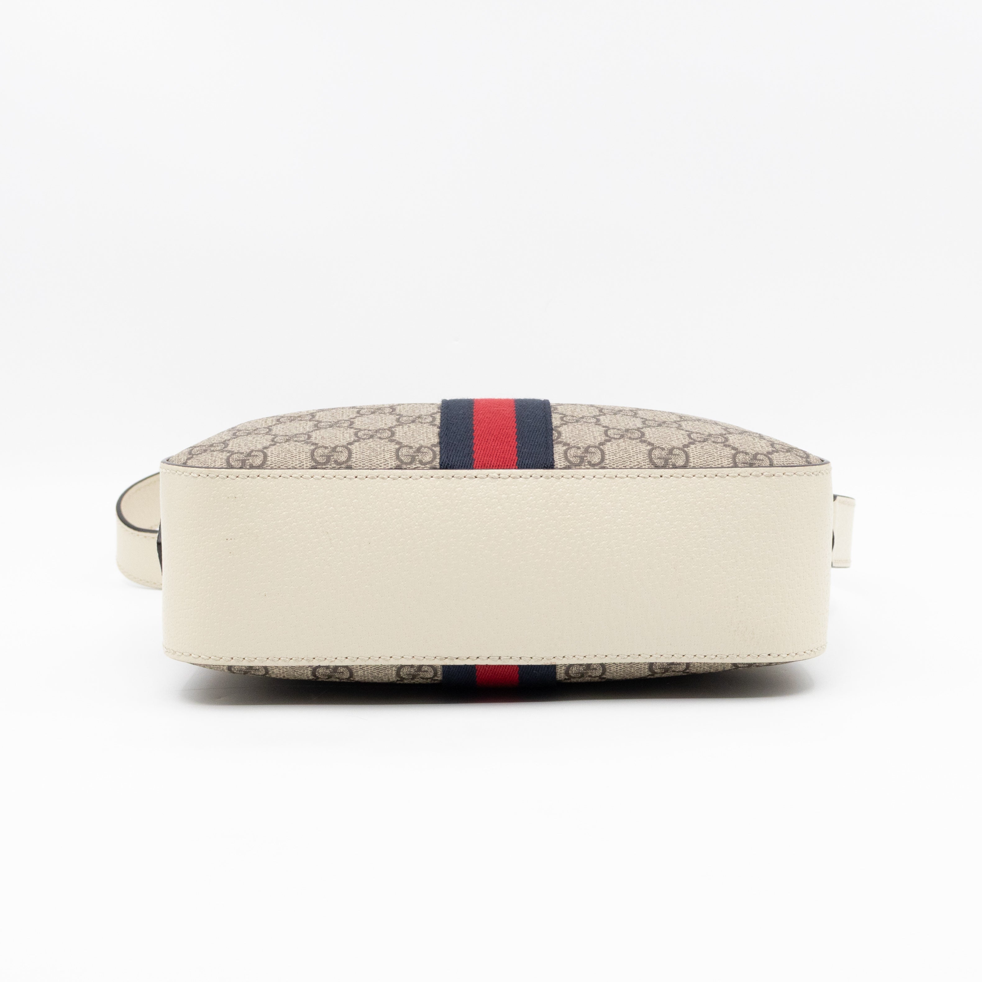 Ophidia Crossbody Bag GG Supreme White Leather