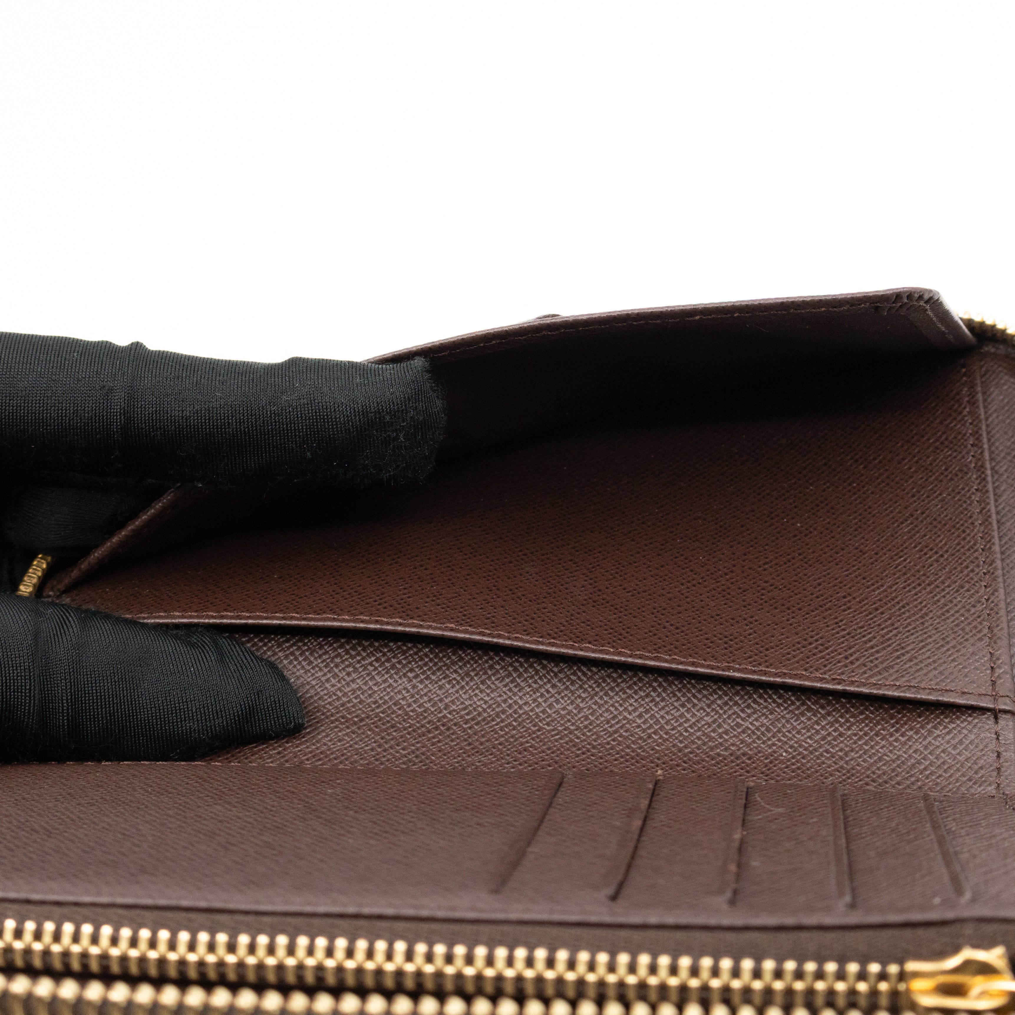 Compact Zippy Wallet Damier Ebene