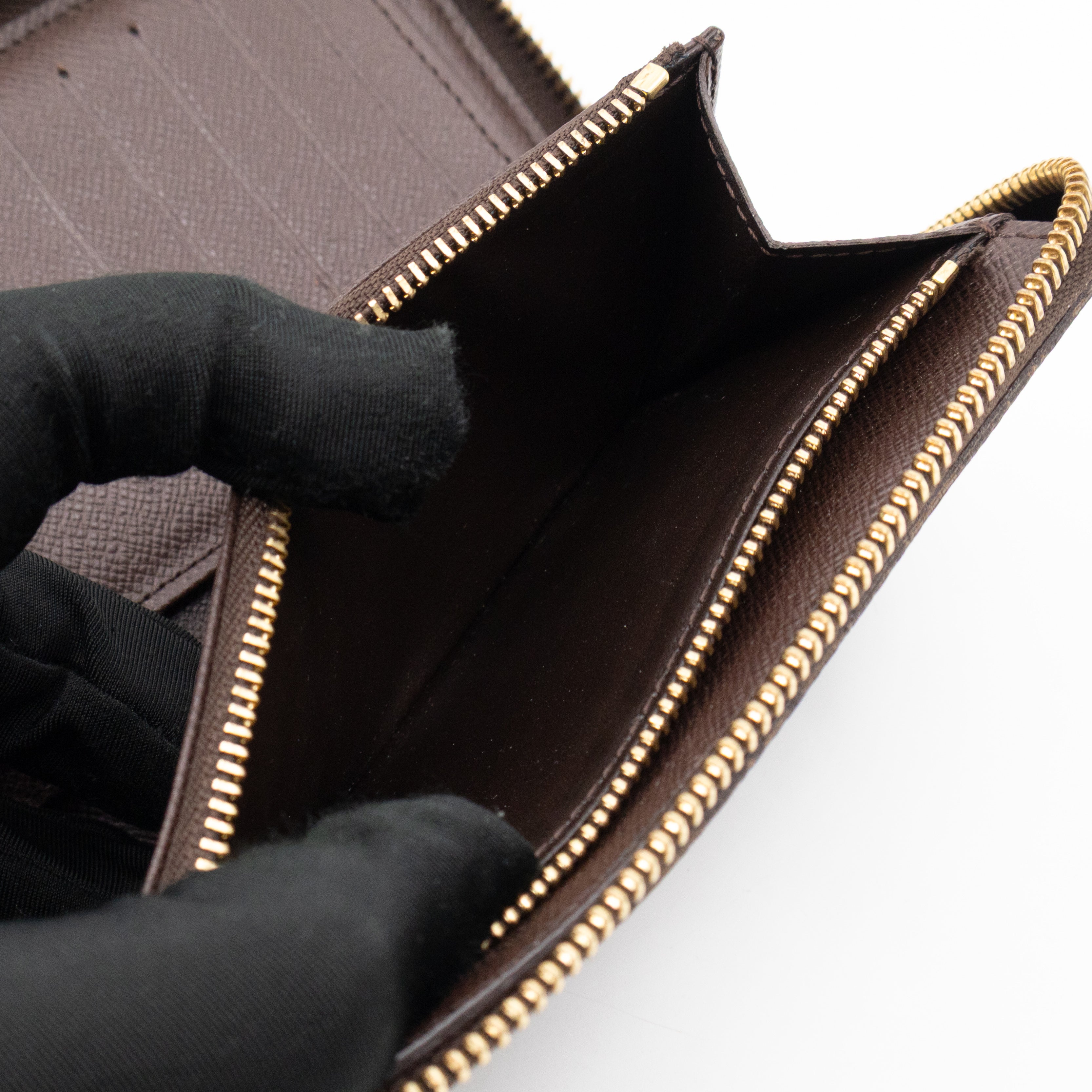 Compact Zippy Wallet Damier Ebene