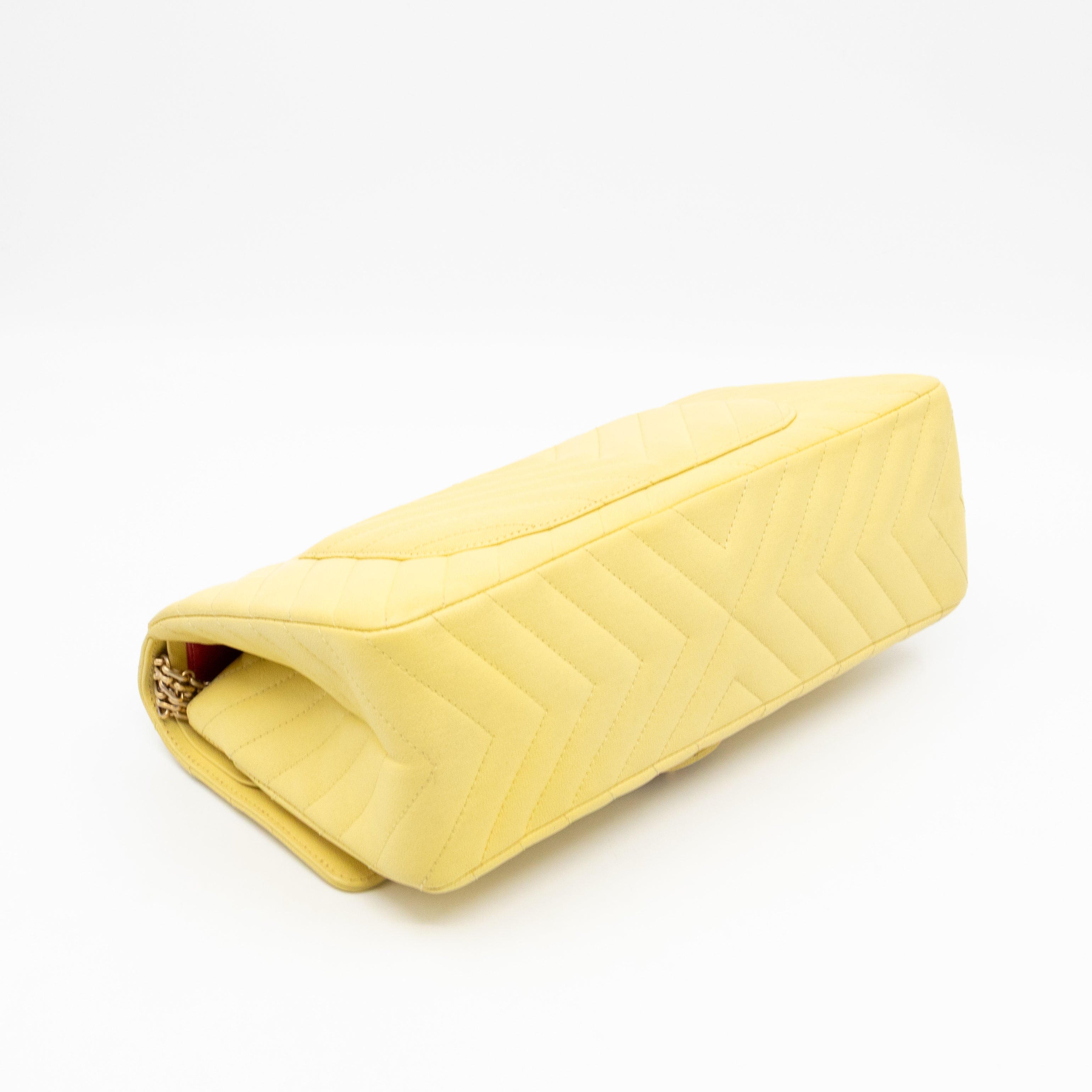 2.55 Reissue 226 Double Flap Bag Yellow Leather