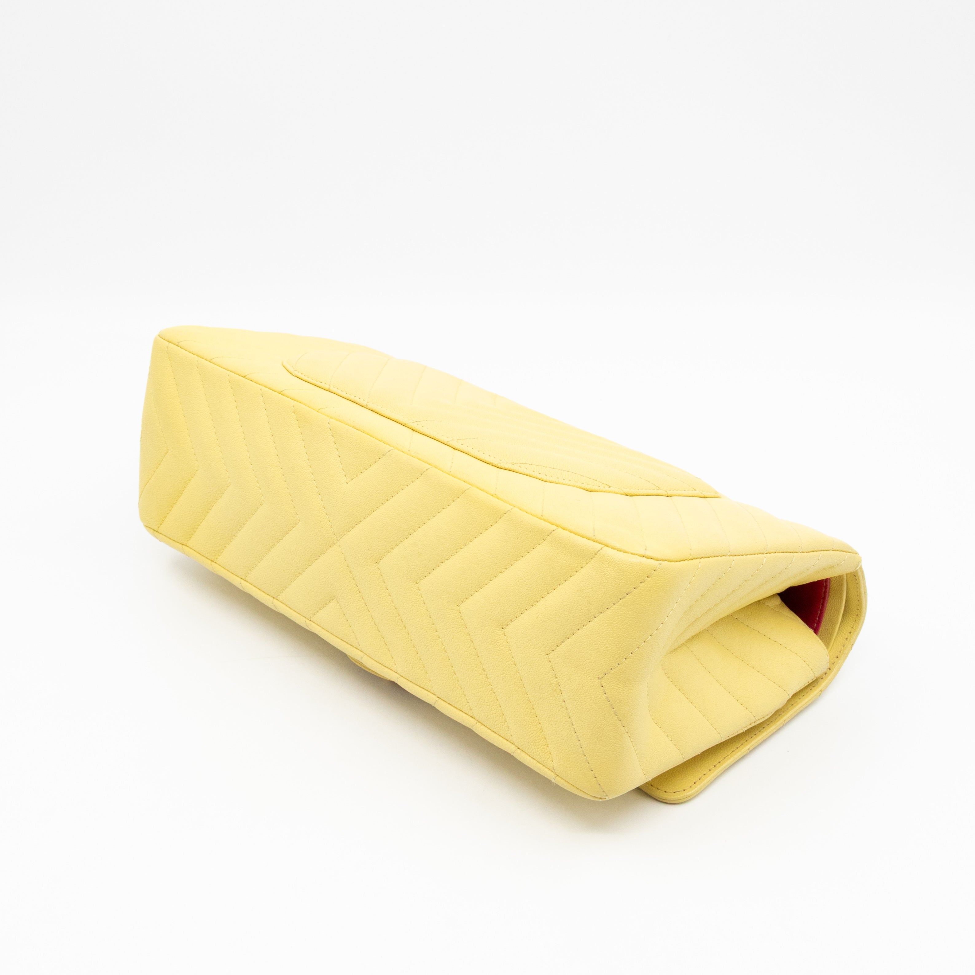 2.55 Reissue 226 Double Flap Bag Yellow Leather