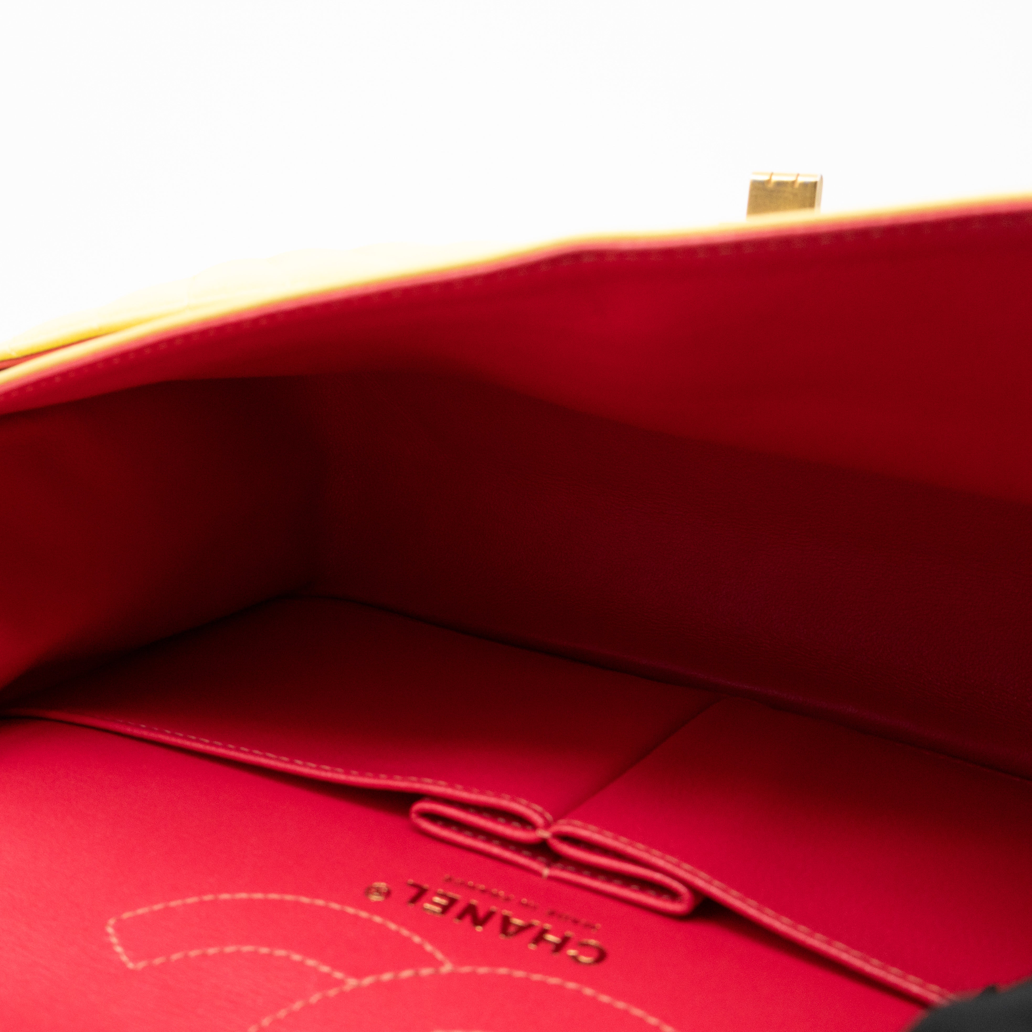 2.55 Reissue 226 Double Flap Bag Yellow Leather