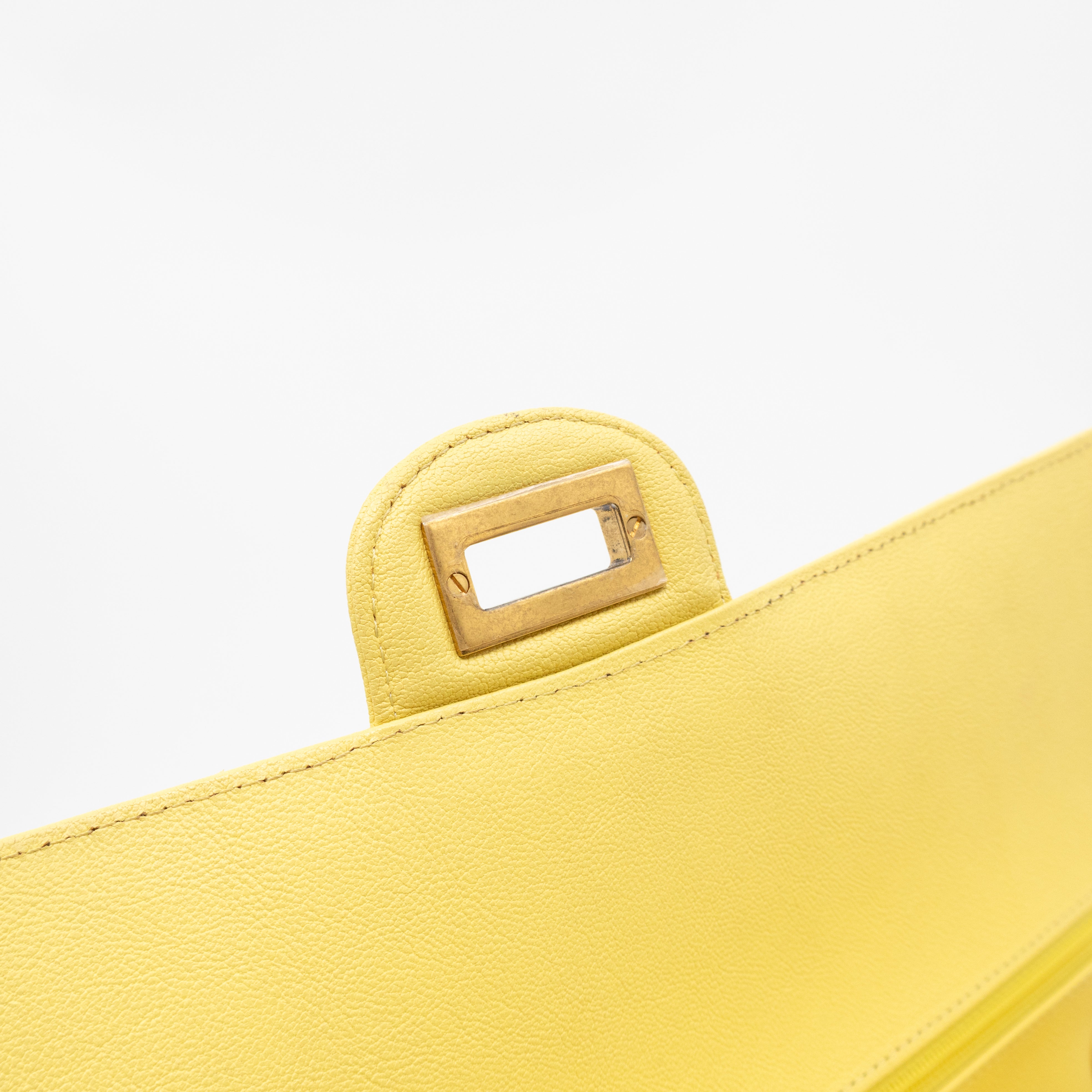 2.55 Reissue 226 Double Flap Bag Yellow Leather