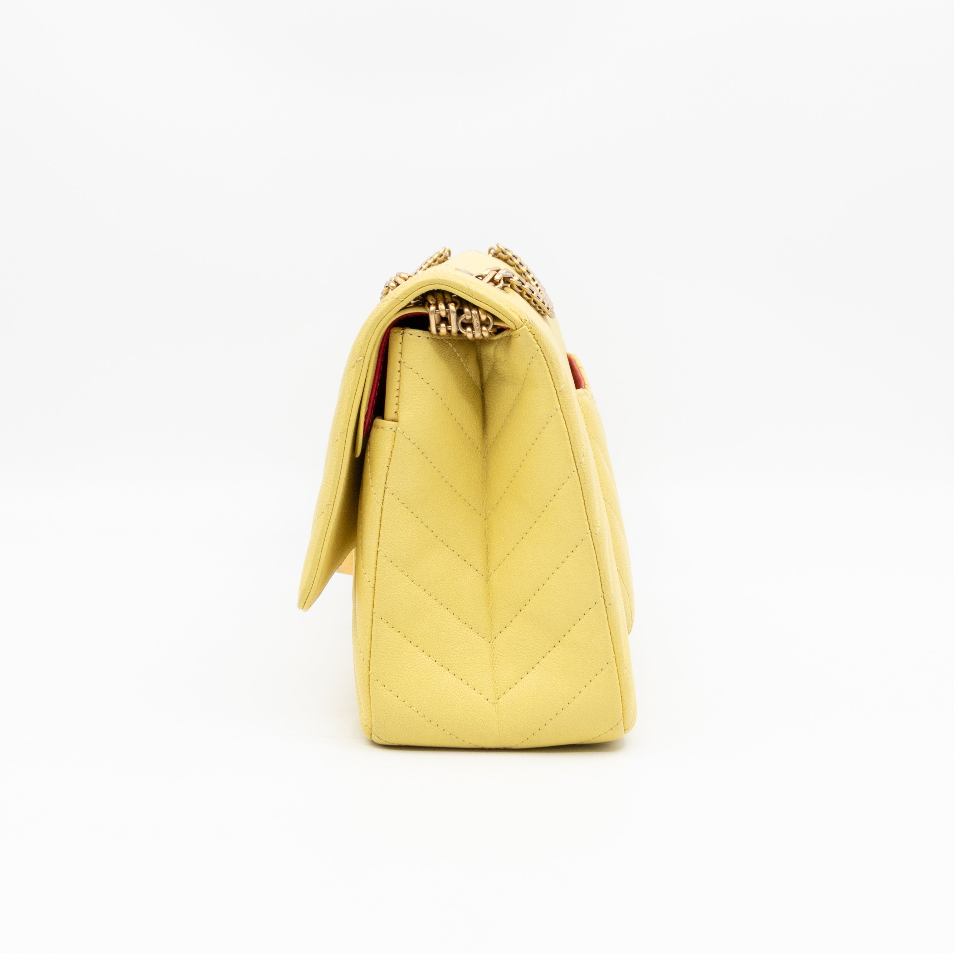 2.55 Reissue 226 Double Flap Bag Yellow Leather
