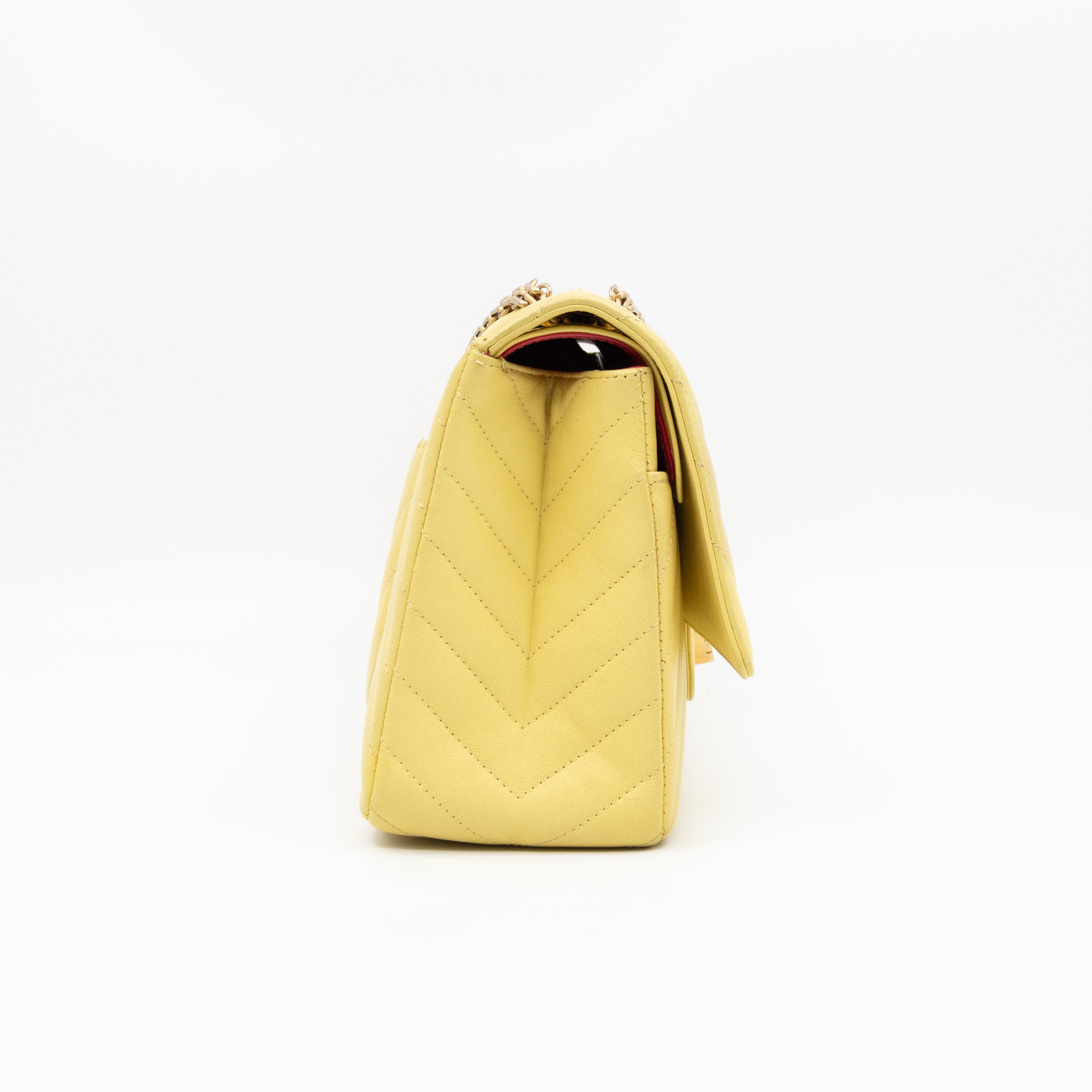 2.55 Reissue 226 Double Flap Bag Yellow Leather
