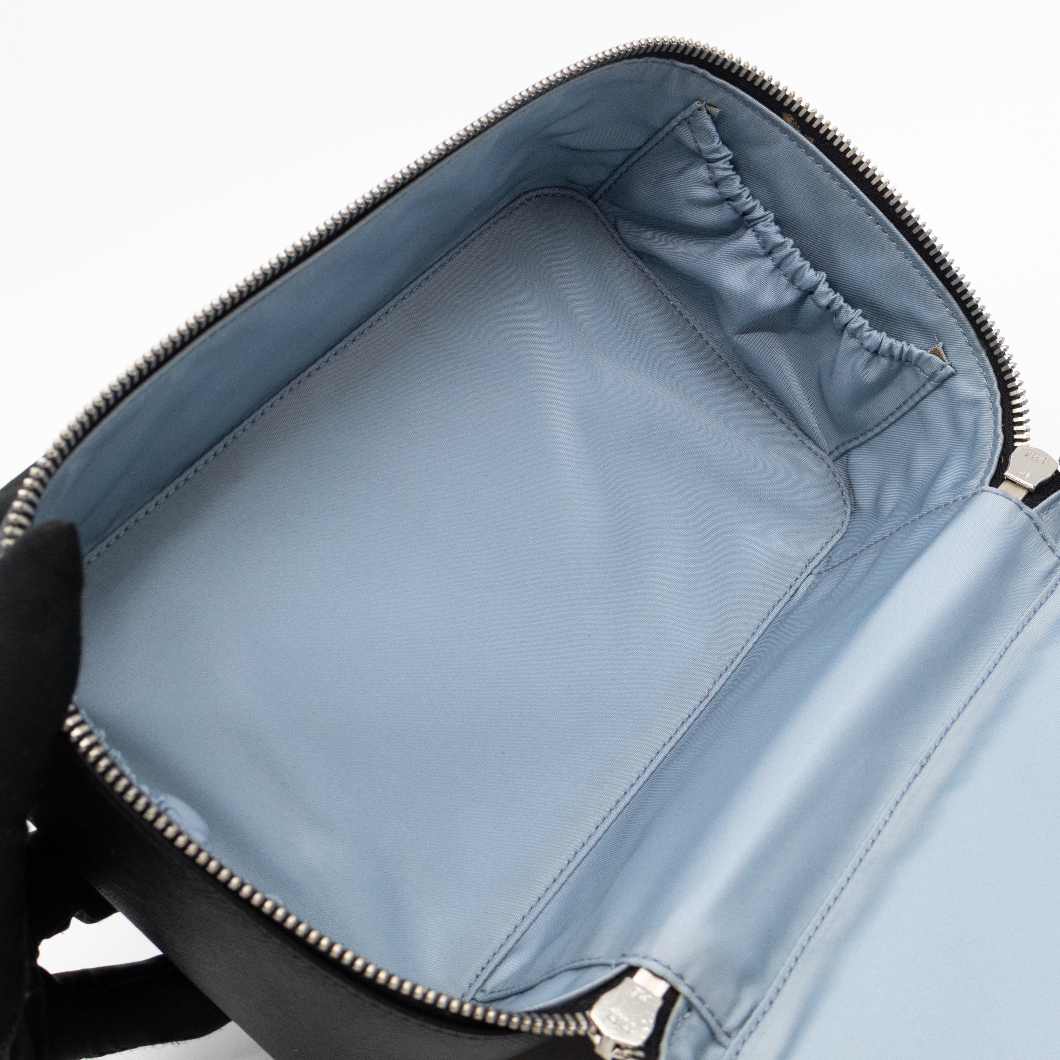 Vanity Case Black Saffiano Leather