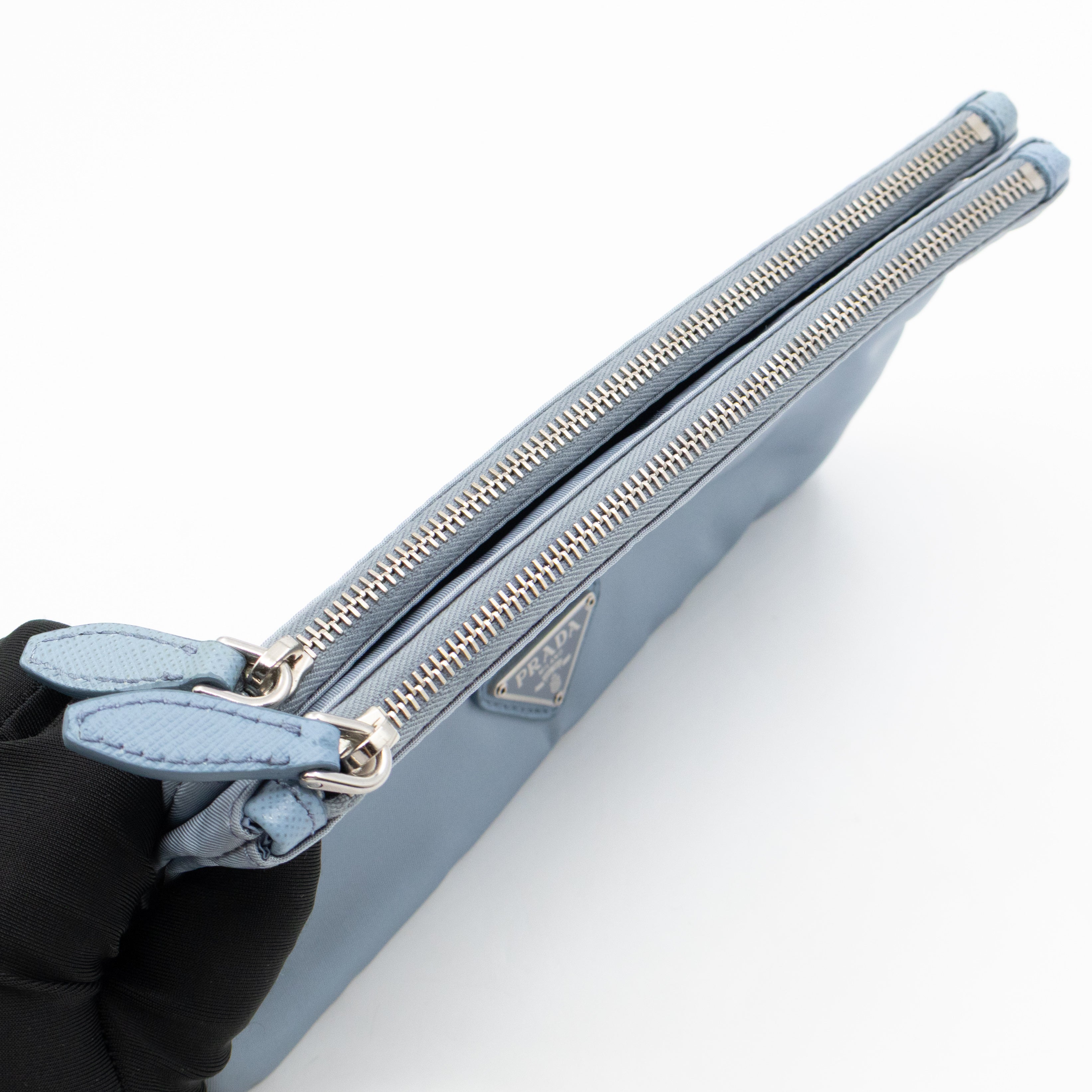 Vanity Case Black Saffiano Leather