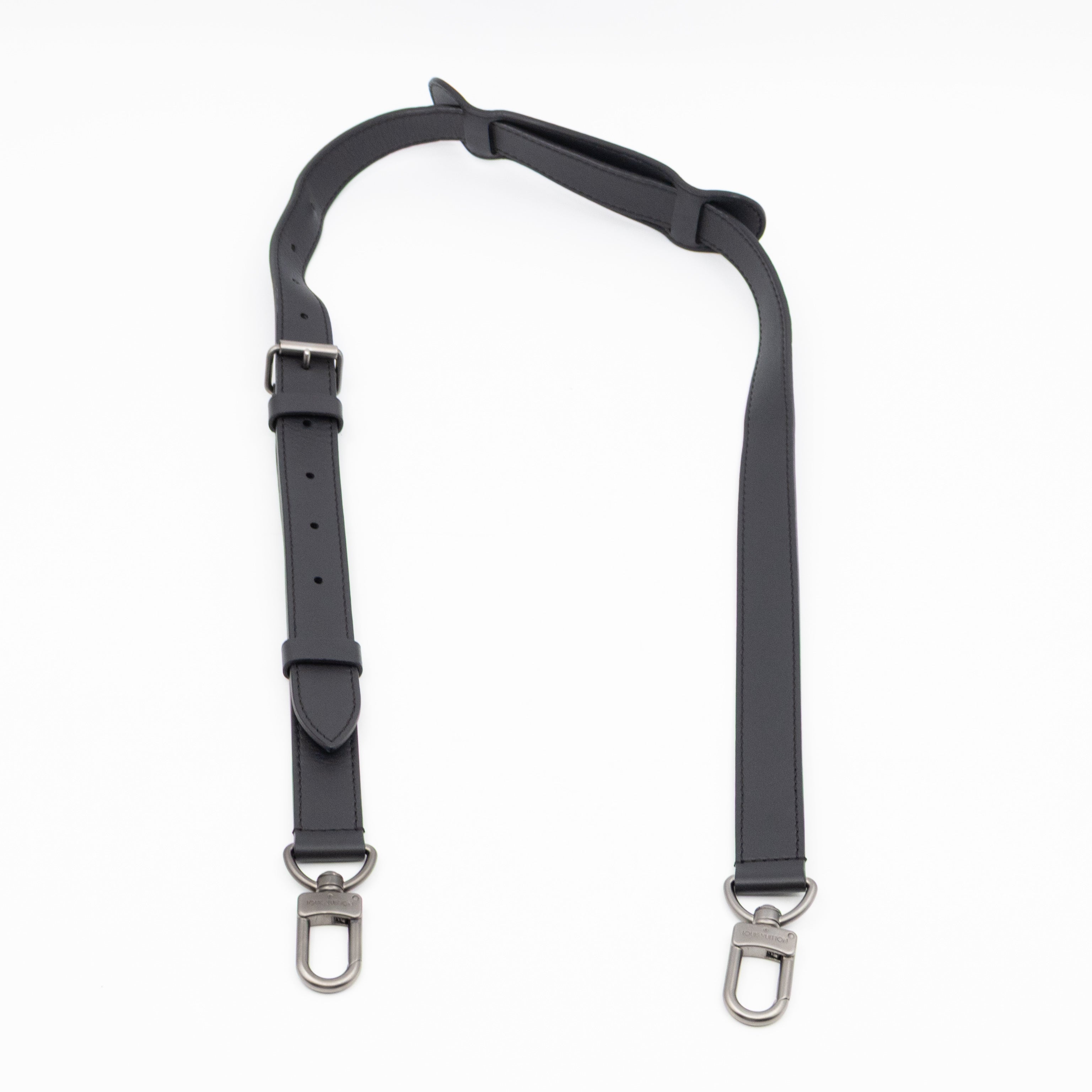 Keepall 55 Bandouliere Onyx Damier Infini Leather