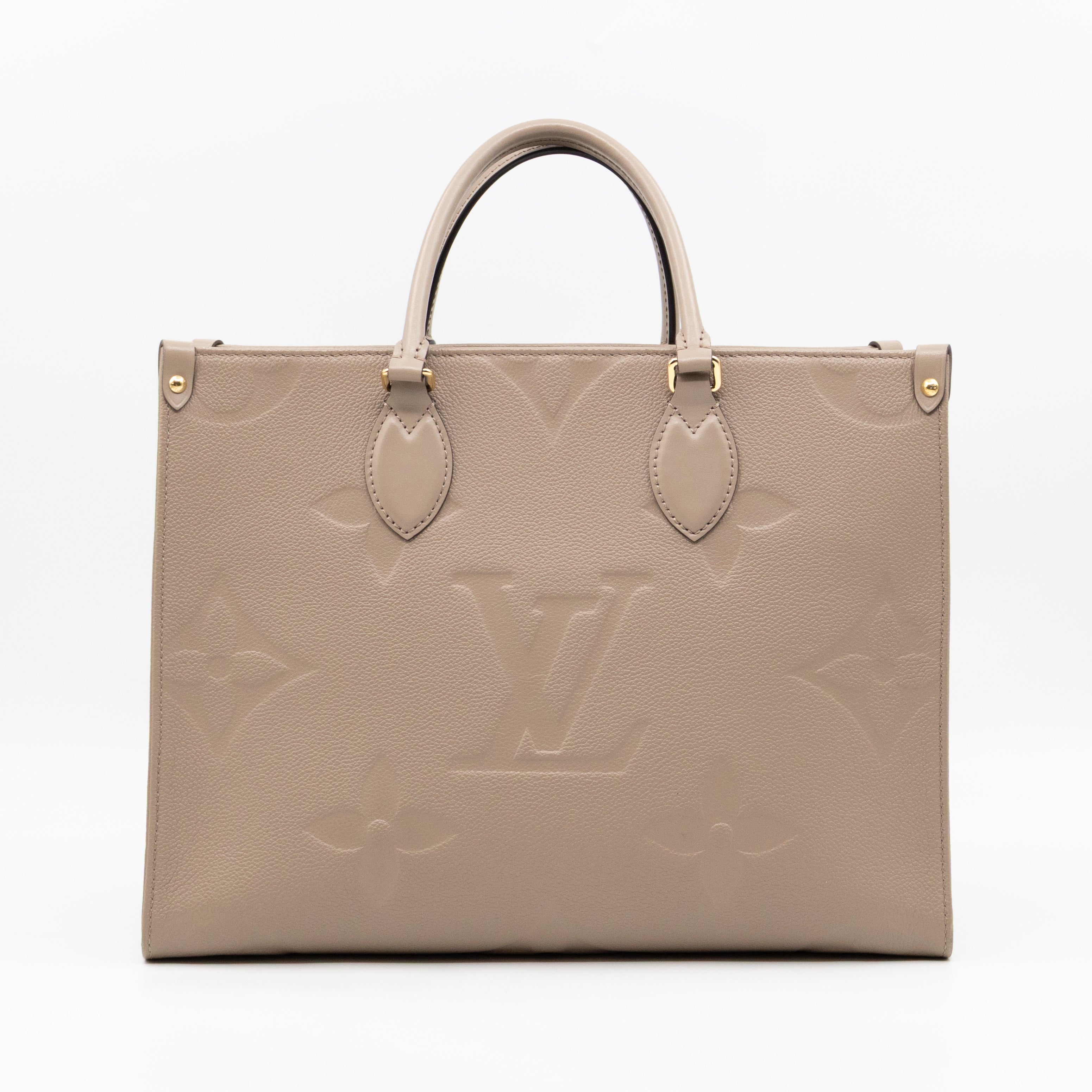 Onthego MM Dune Monogram Empreinte