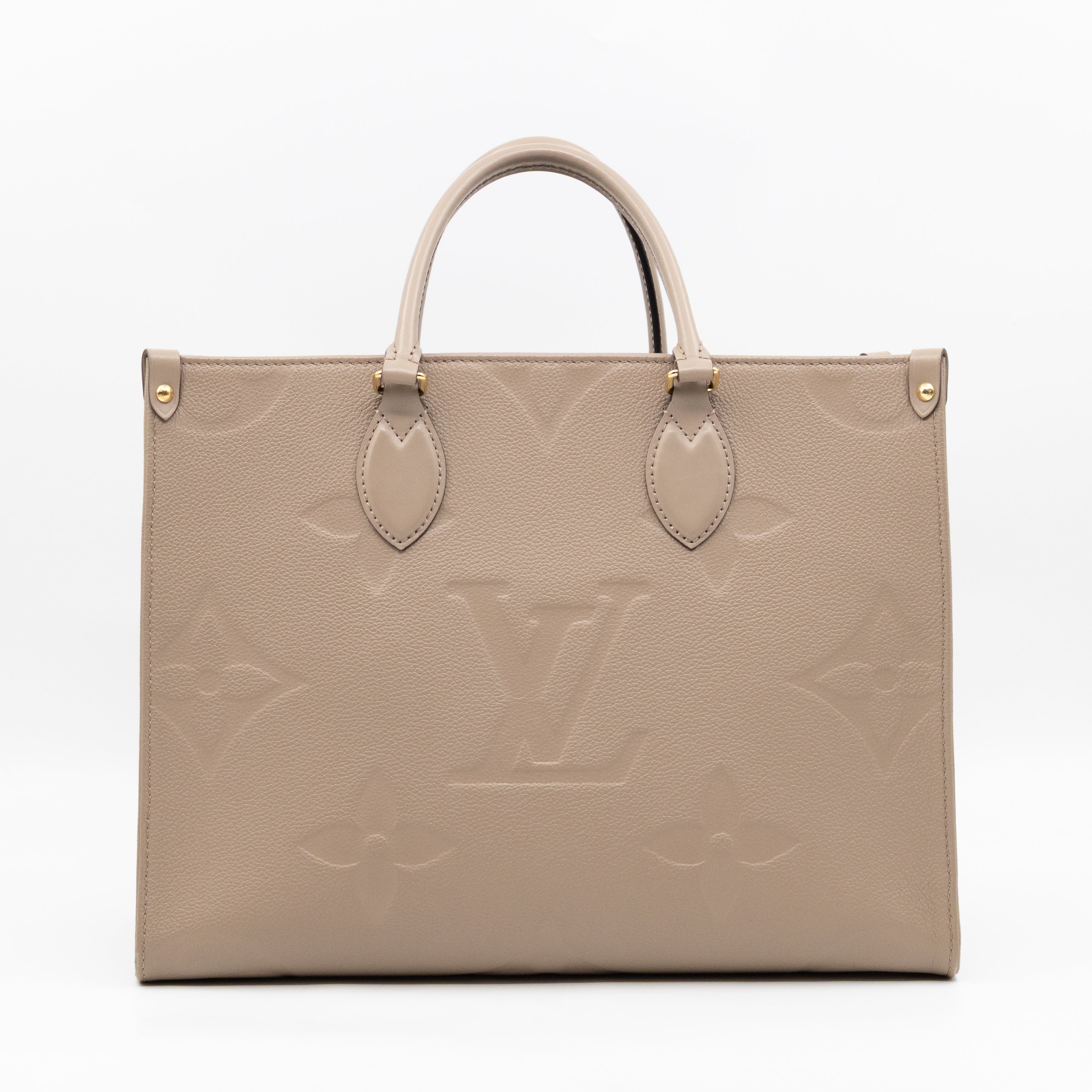 Onthego MM Dune Monogram Empreinte