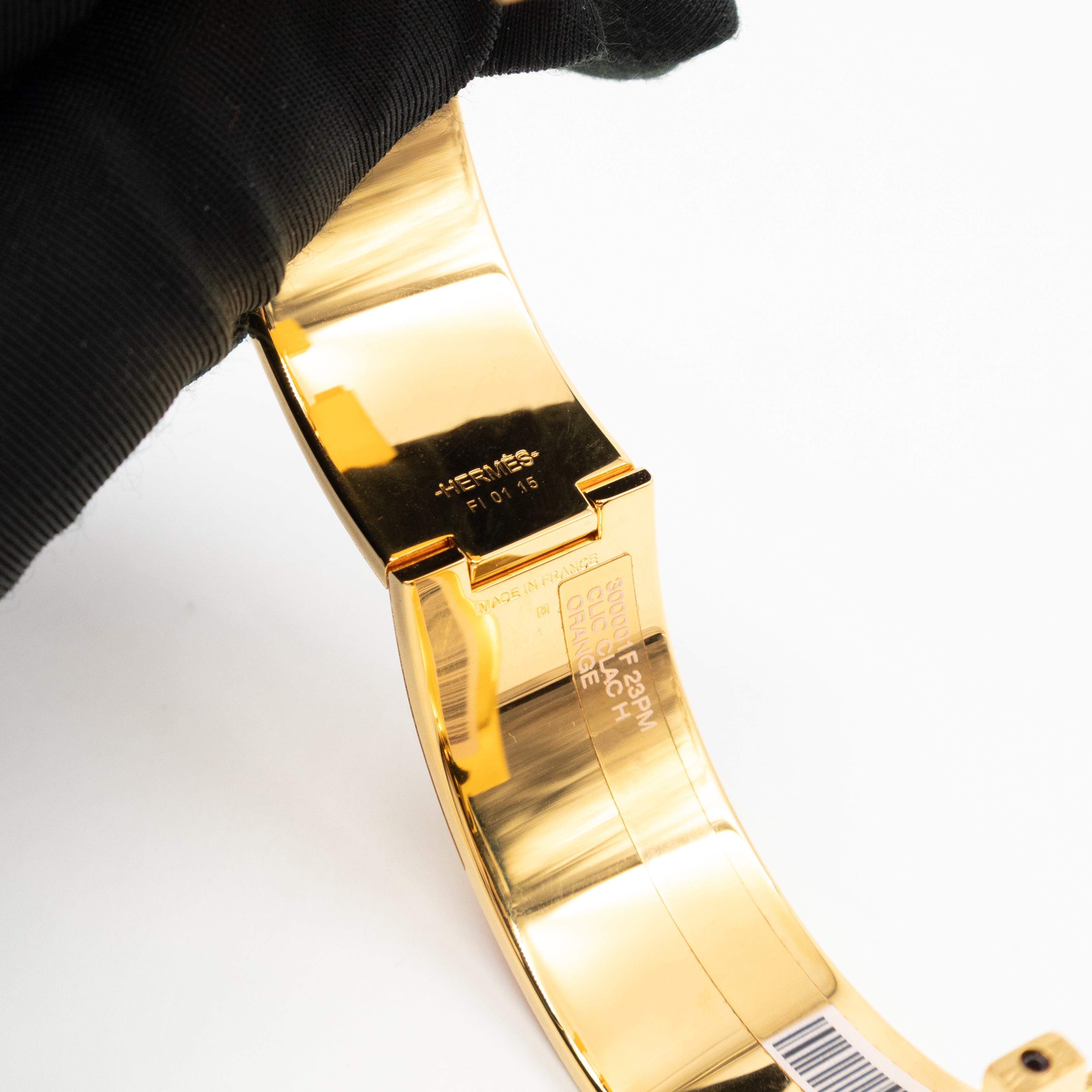 Clic Clac H Bracelet PM Orange & Gold