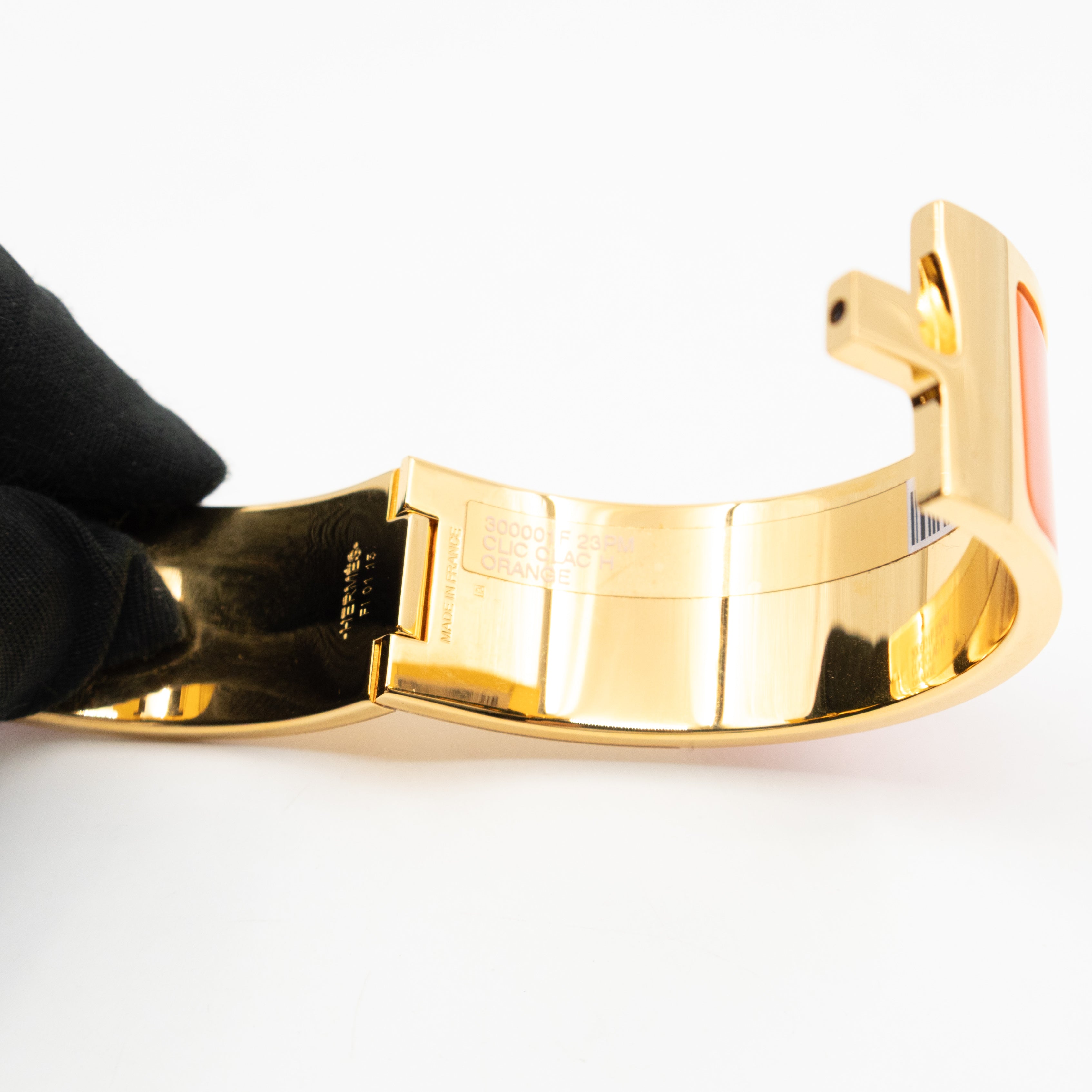 Clic Clac H Bracelet PM Orange & Gold