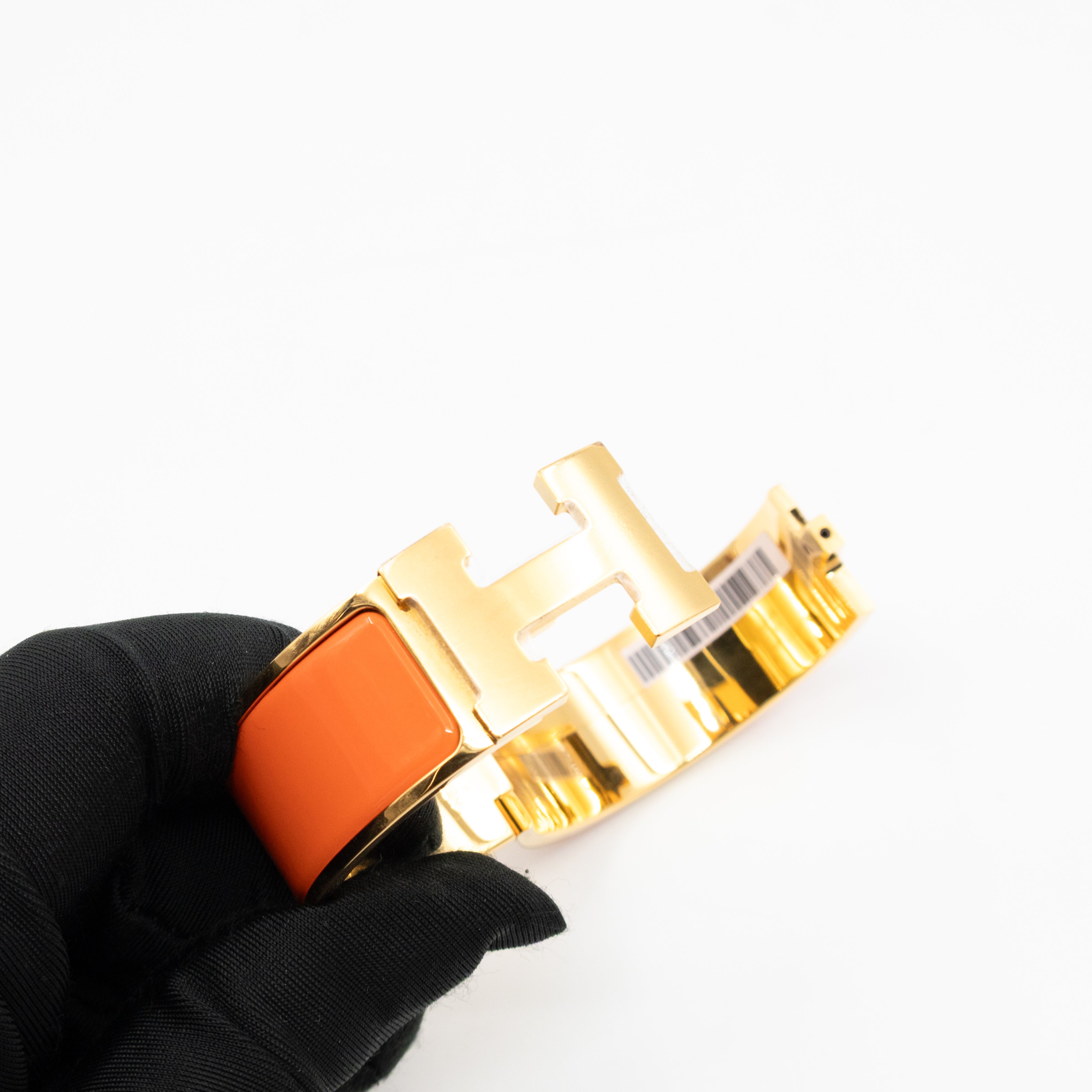 Clic Clac H Bracelet PM Orange & Gold