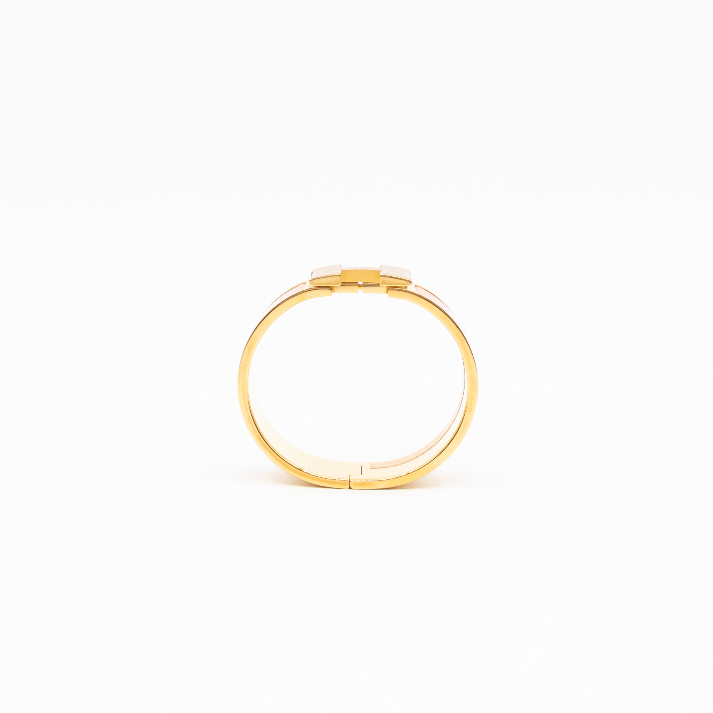 Clic Clac H Bracelet PM Orange & Gold