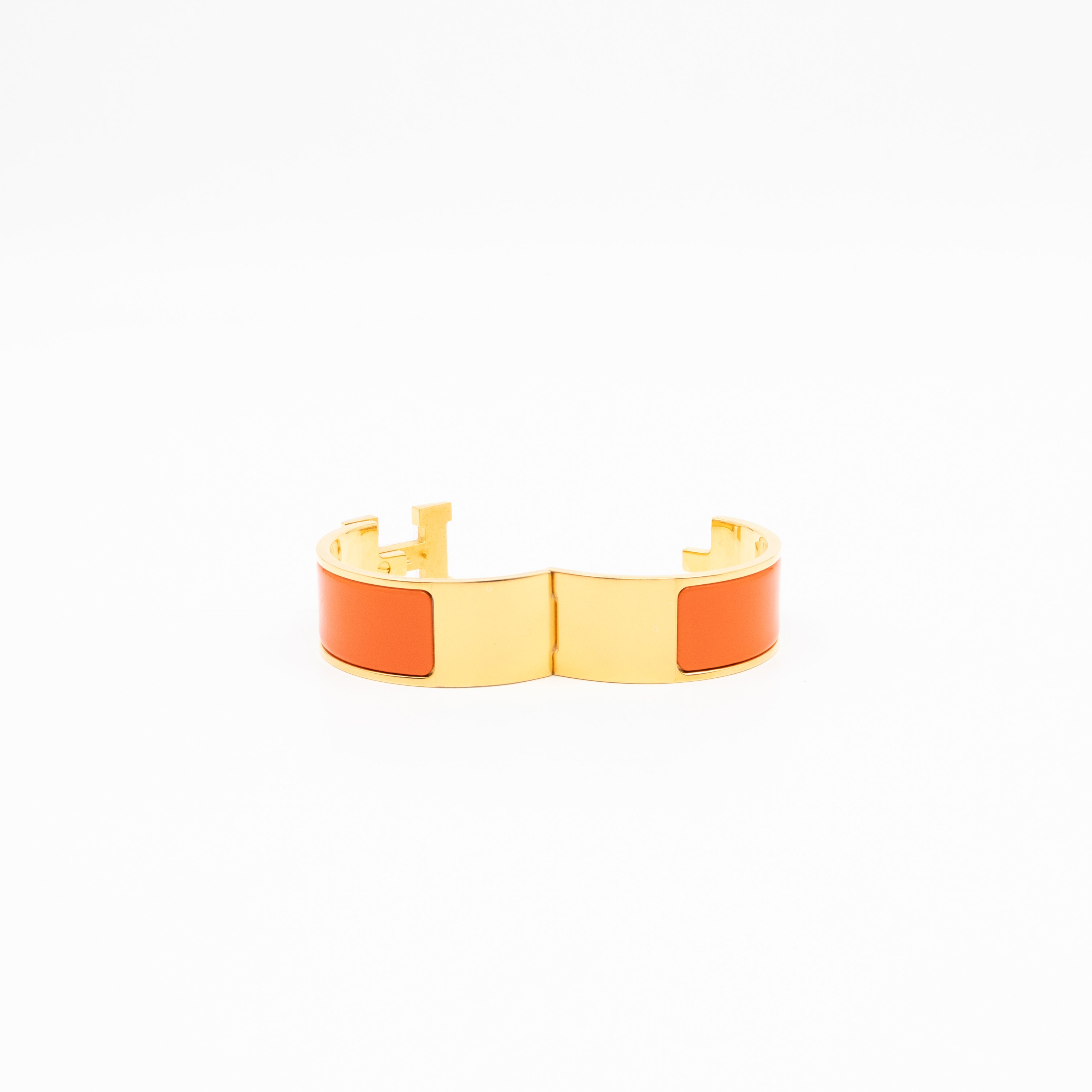 Clic Clac H Bracelet PM Orange & Gold