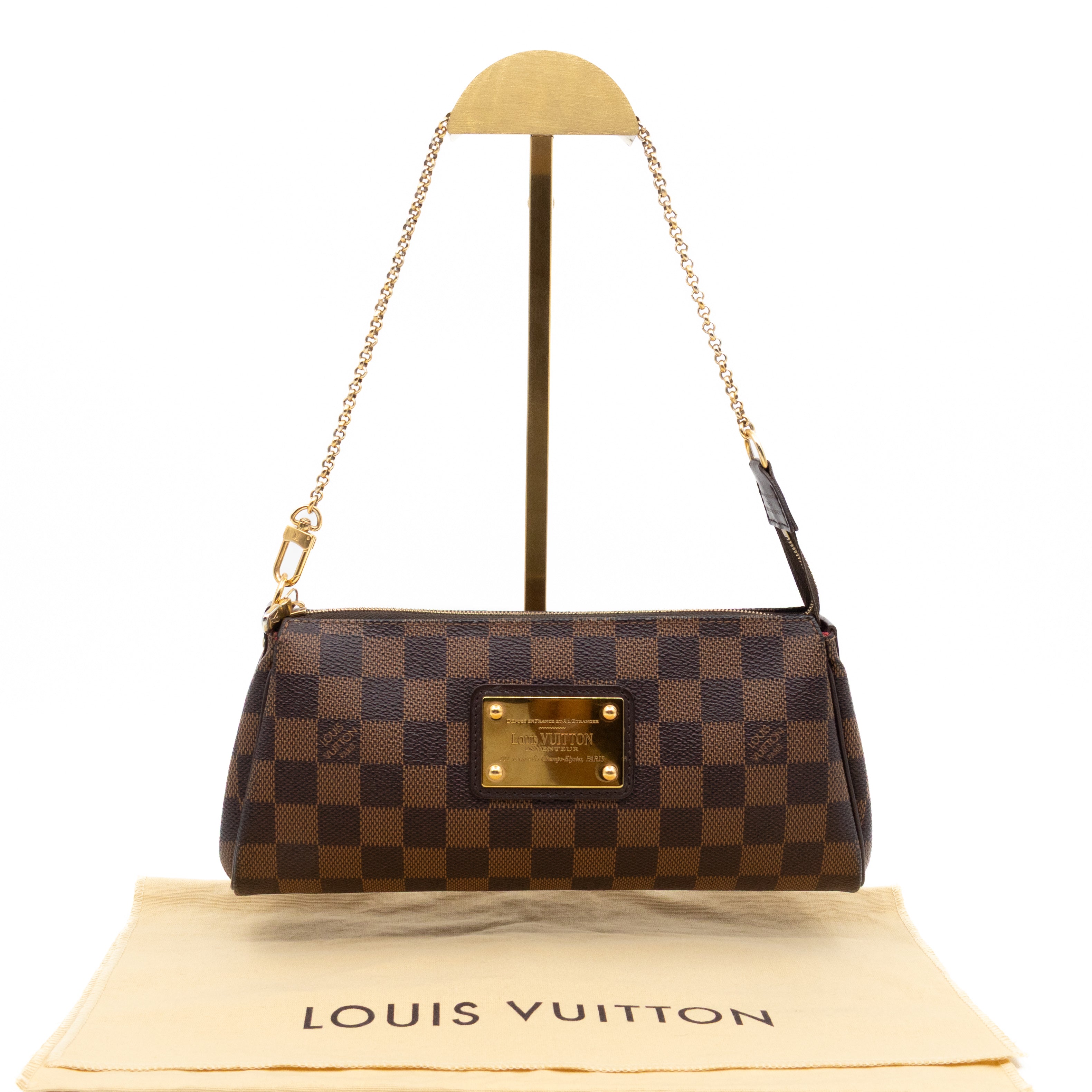 Eva Damier Ebene (No Shoulder Strap)