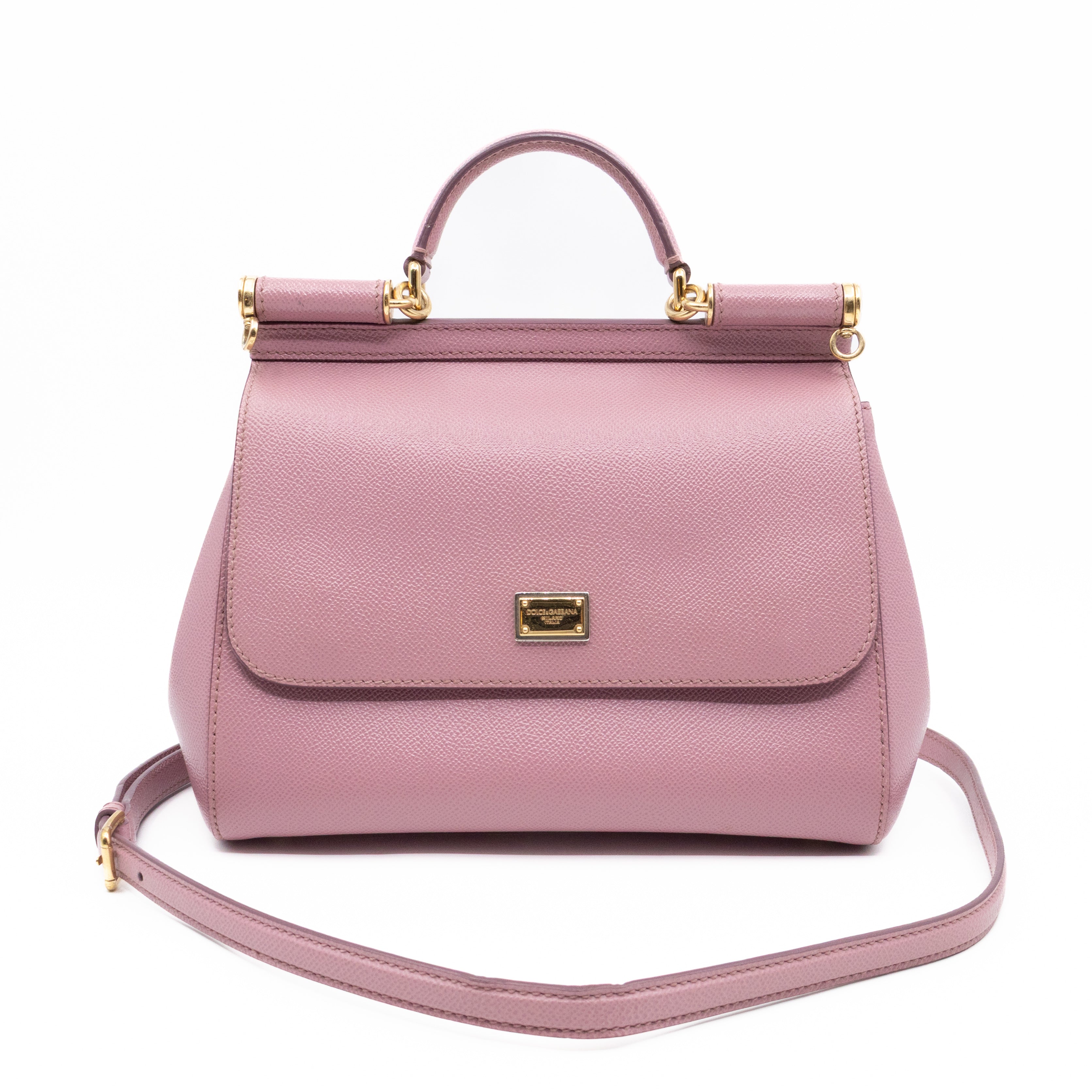 Sicily Small Dauphine Mauve Leather