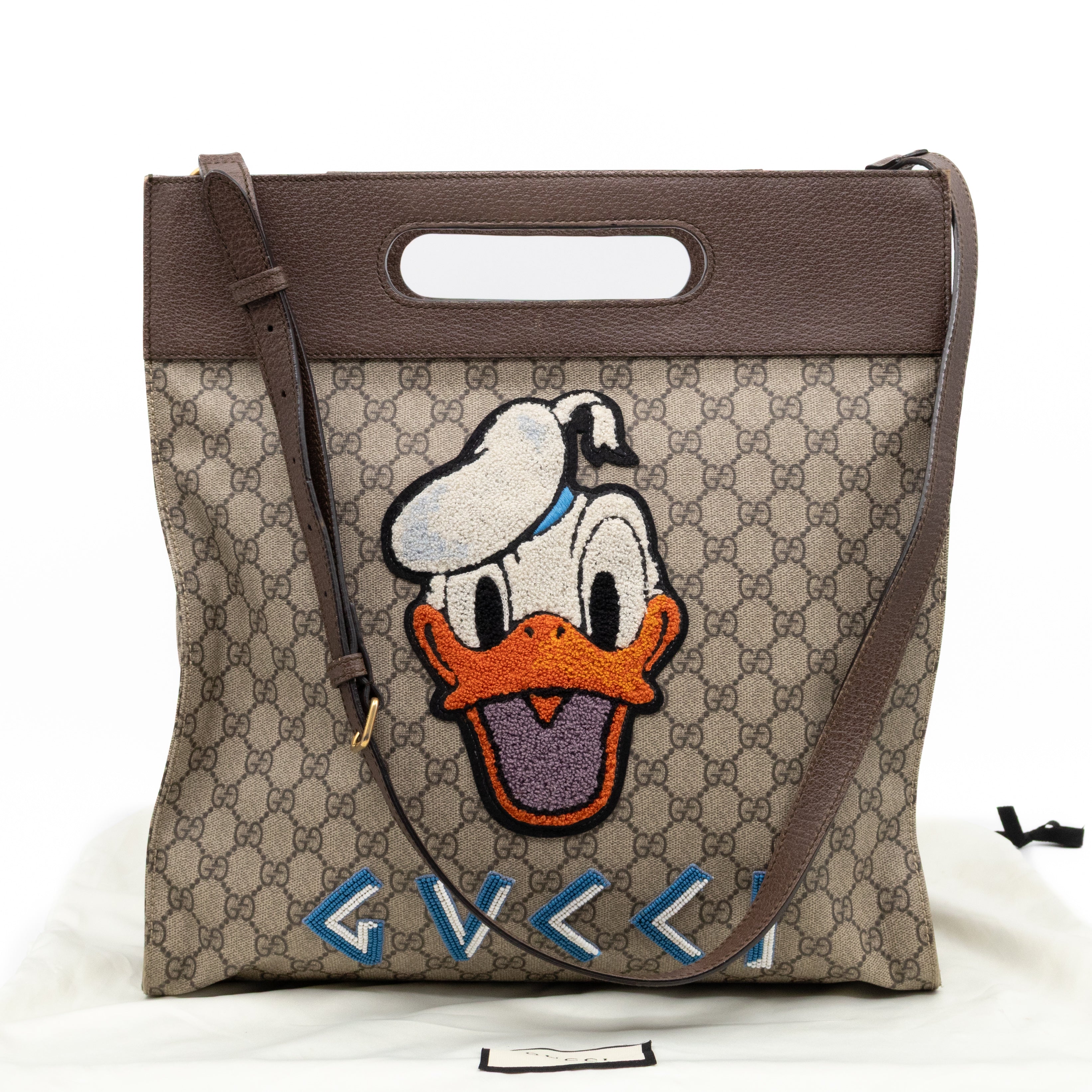 Gucci x Disney Neo Vintage Donald Duck Tote GG Supreme