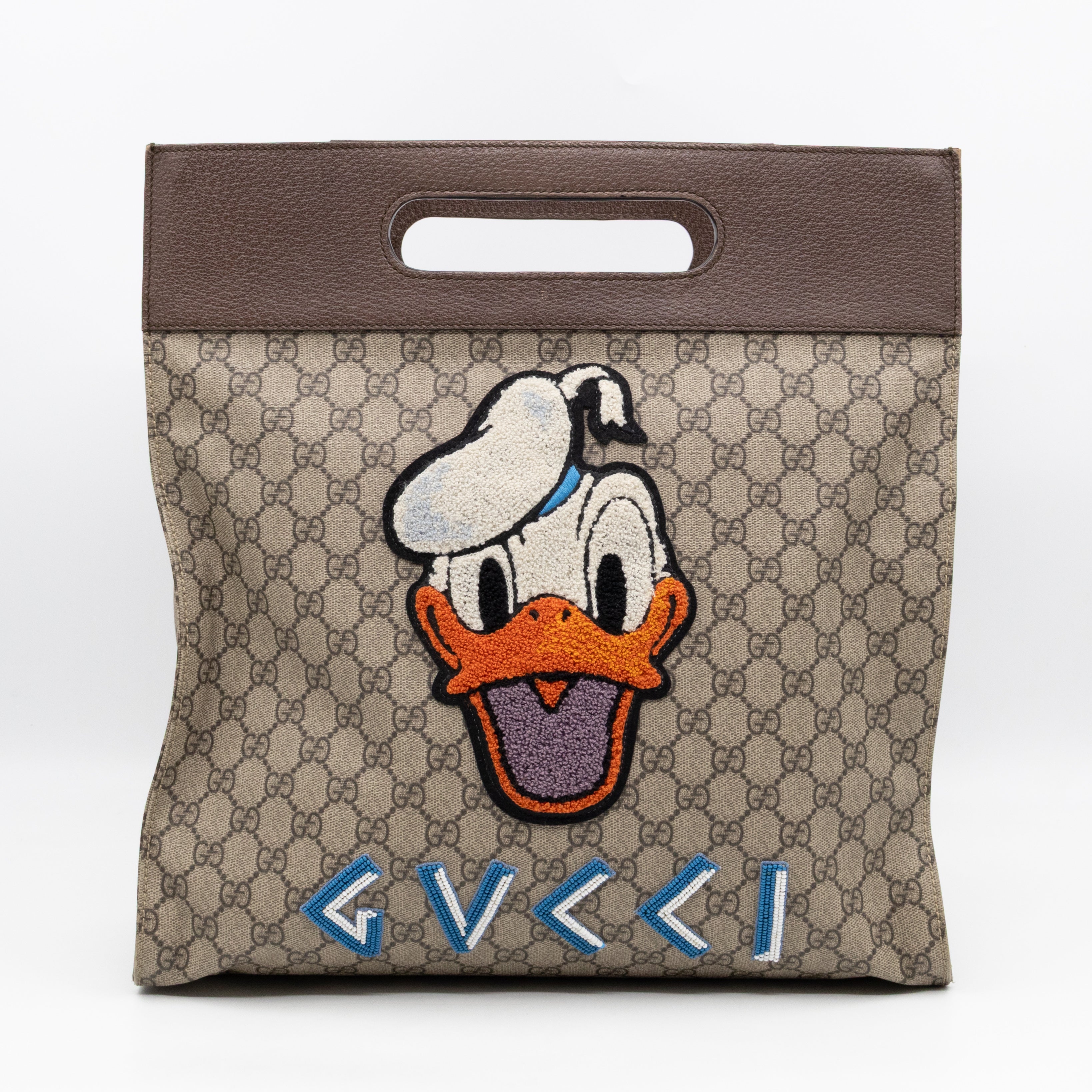 Gucci x Disney Neo Vintage Donald Duck Tote GG Supreme