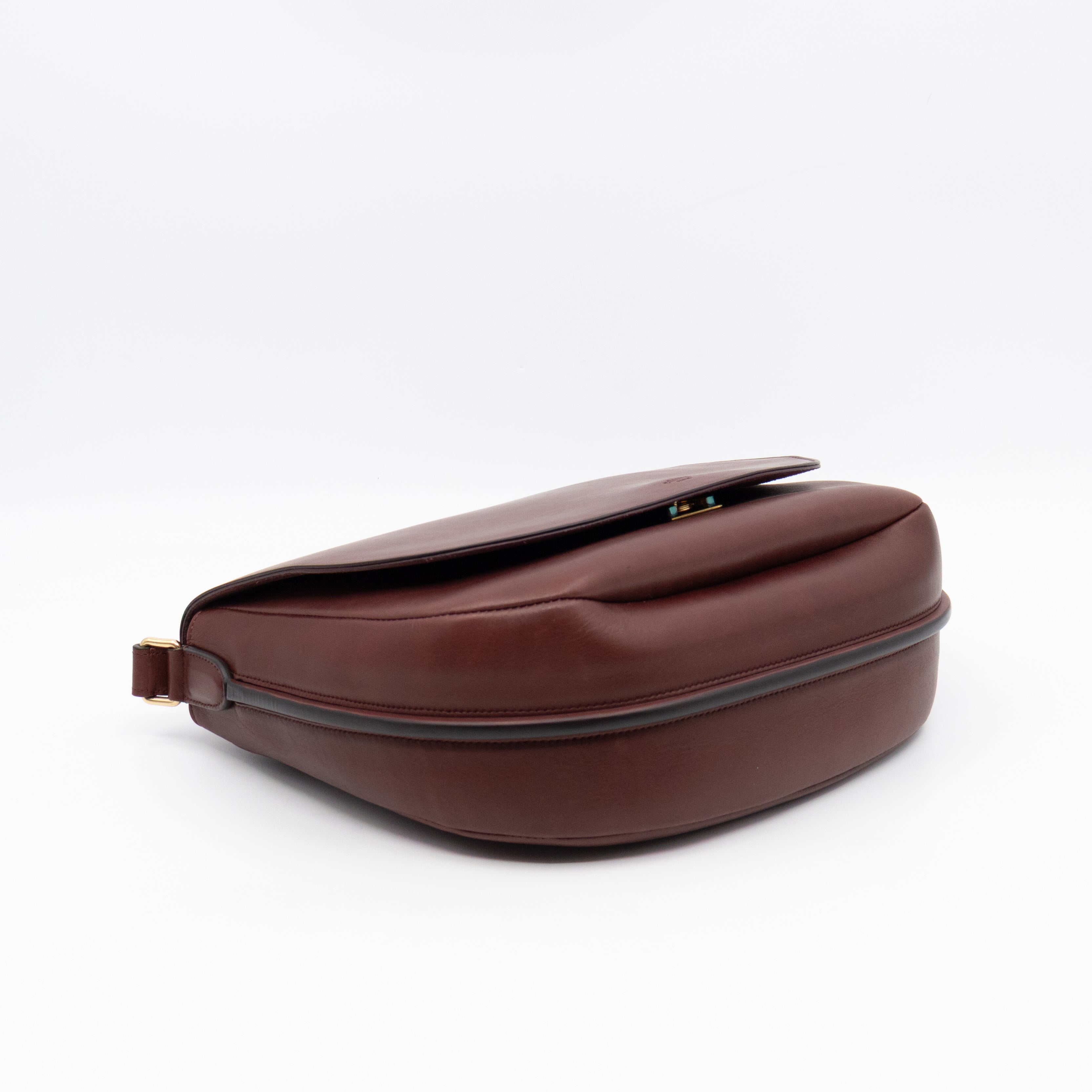 Trotteur Messenger Bag Burgundy Leather