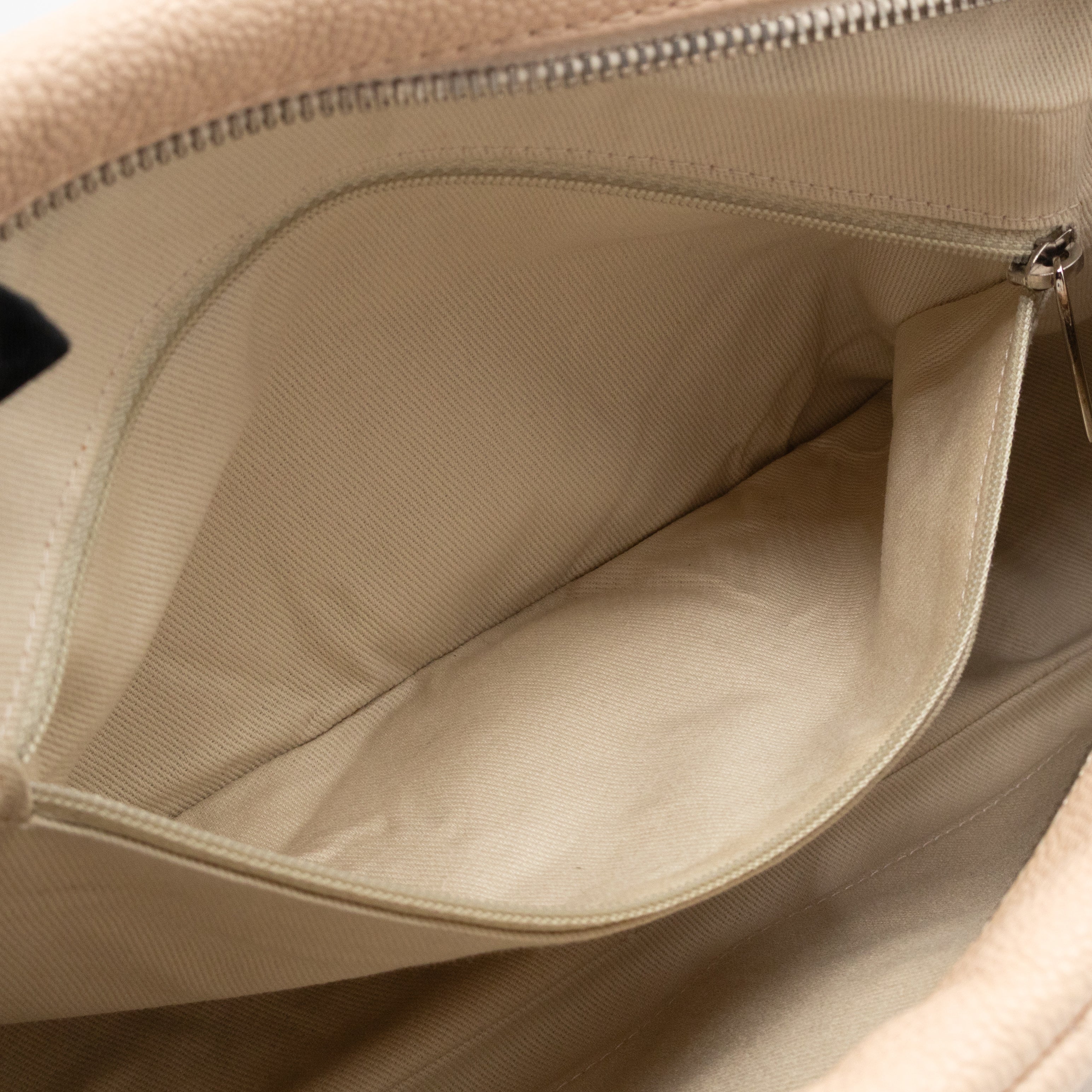 Casual Journey Flap Bag Beige Leather Silver
