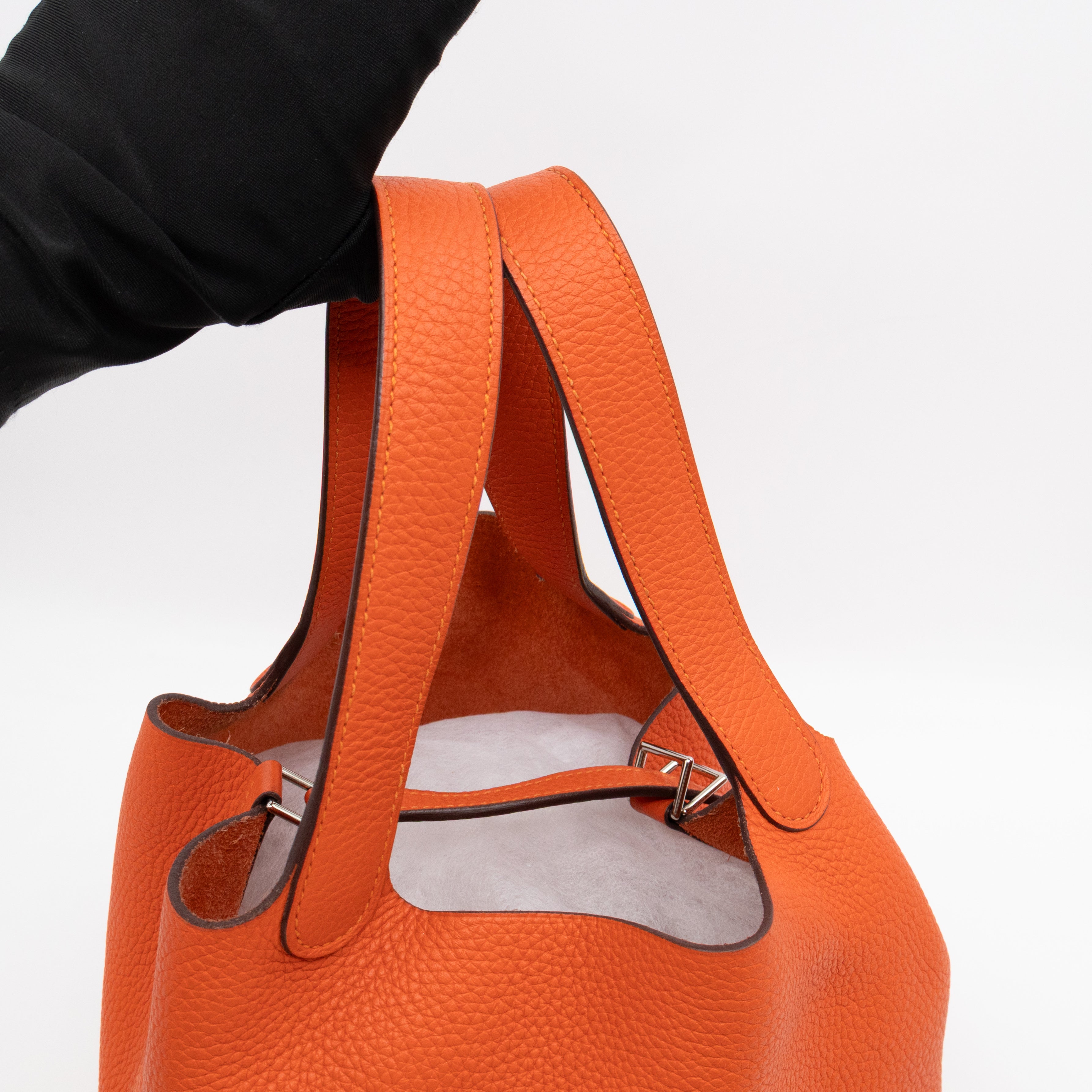Picotin Lock 22 Orange Feu Taurillon Clemence