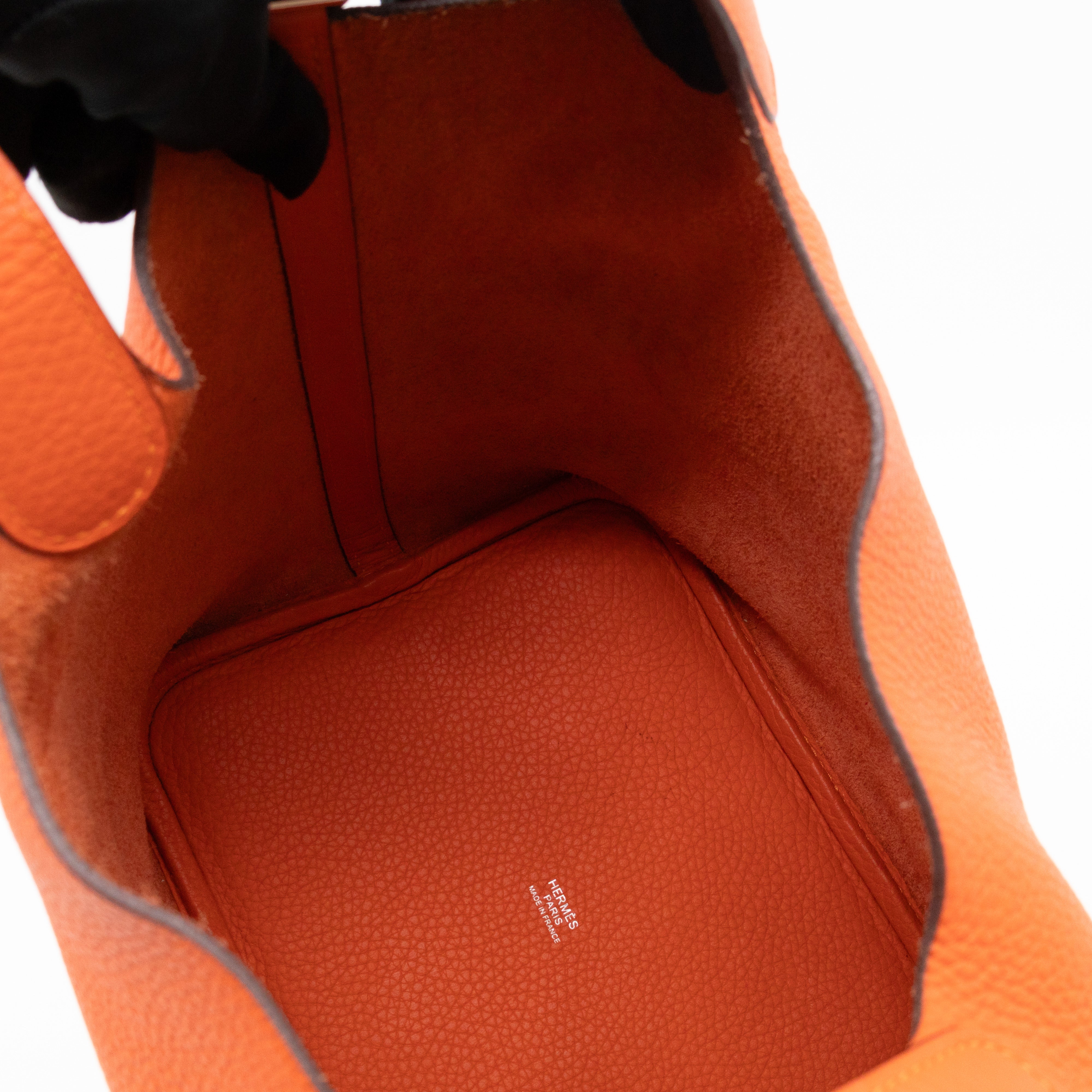 Picotin Lock 22 Orange Feu Taurillon Clemence