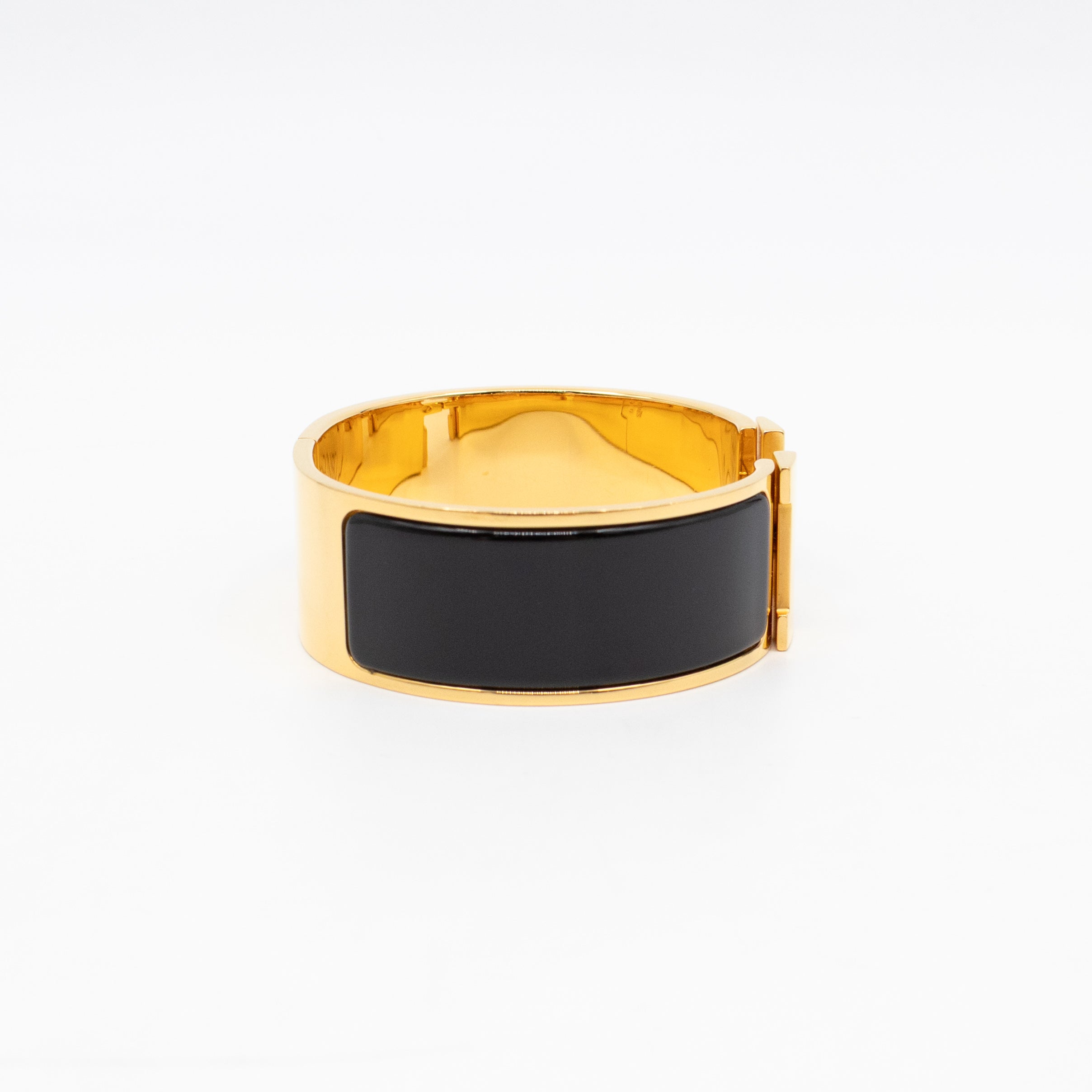 Clic Clac H Bracelet PM Black & Gold