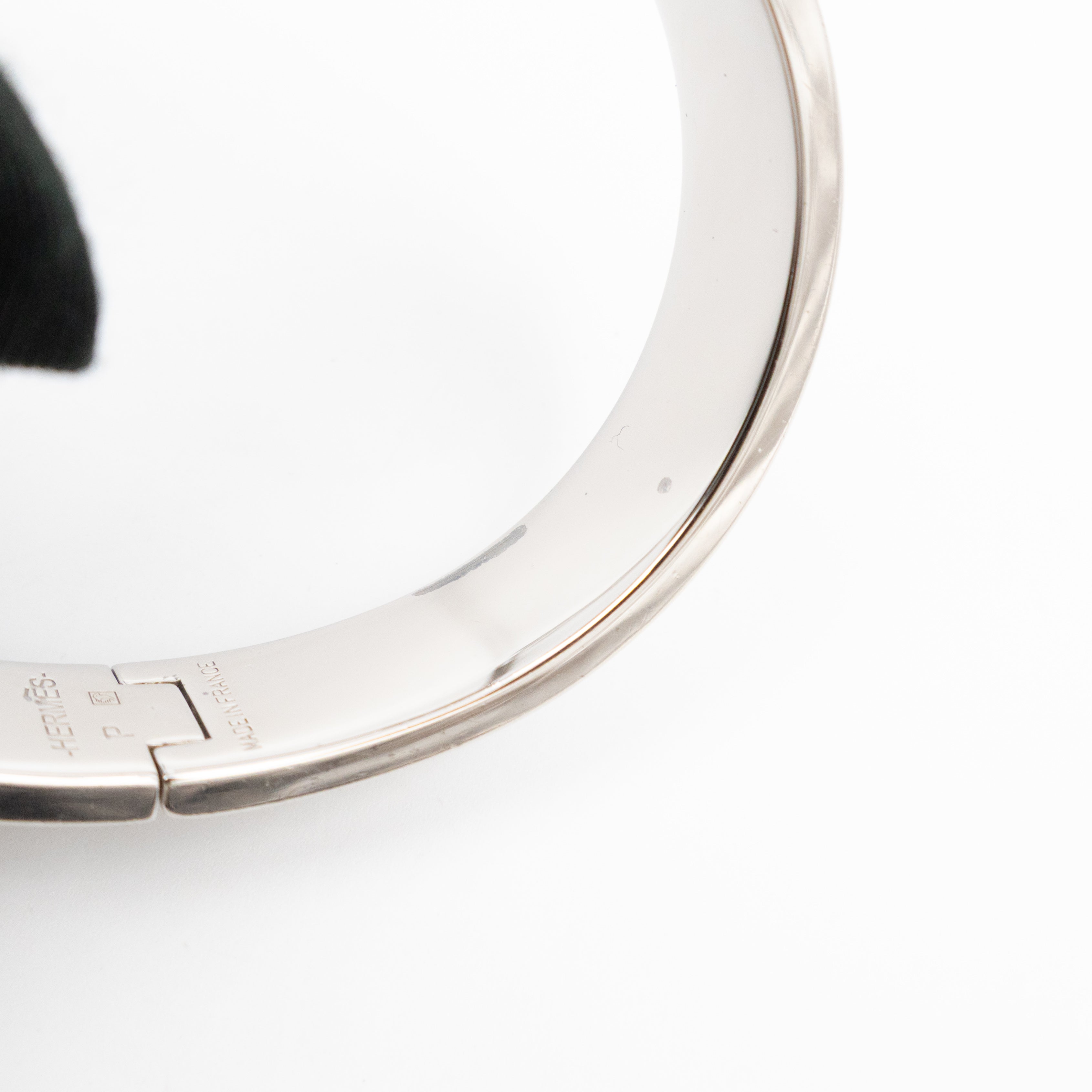 Clic H Bracelet PM White & Silver