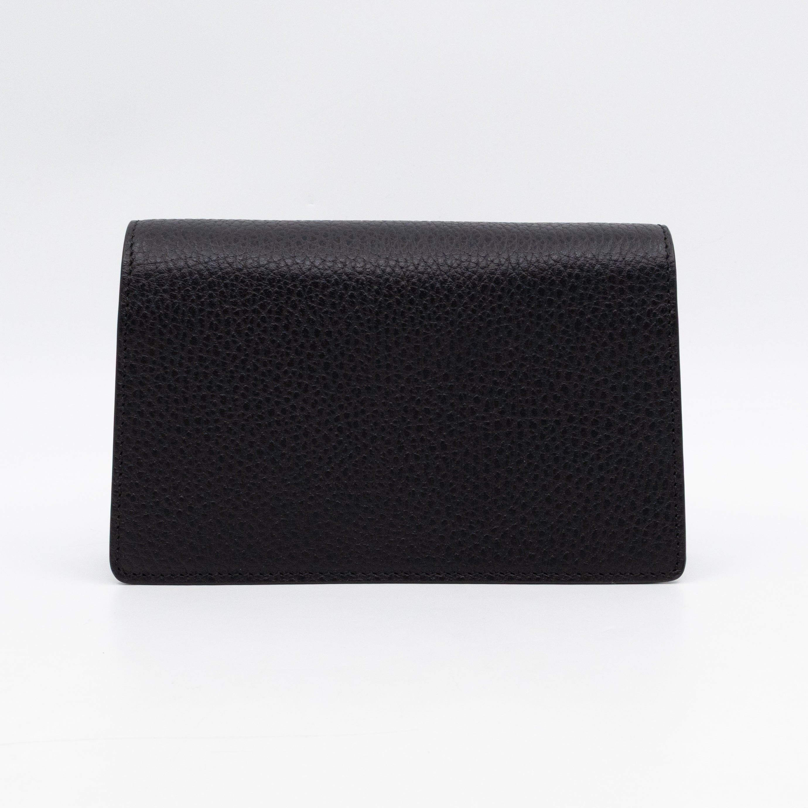 Dionysus Super Mini Black Leather