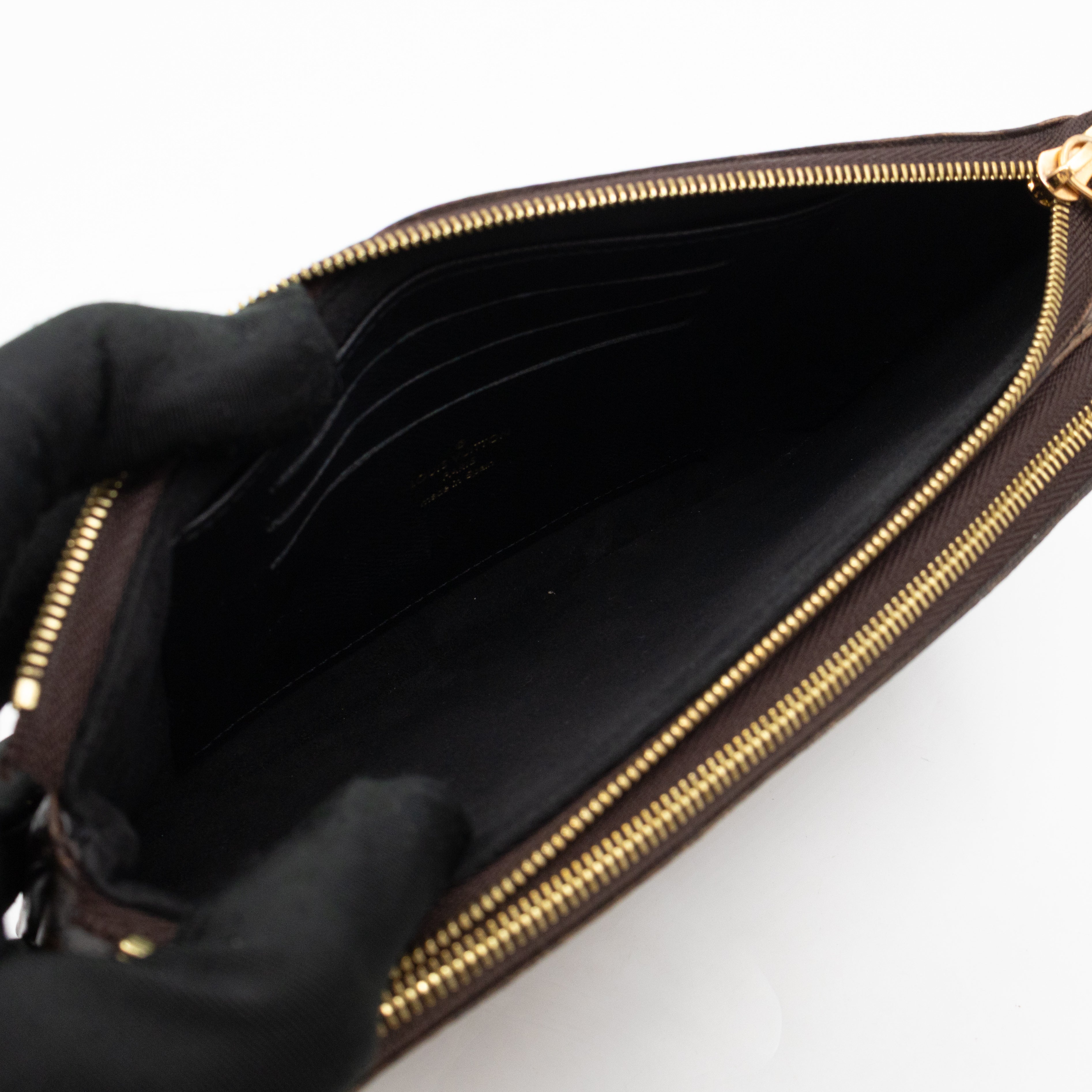 Double Zip Pochette Monogram Giant Reverse
