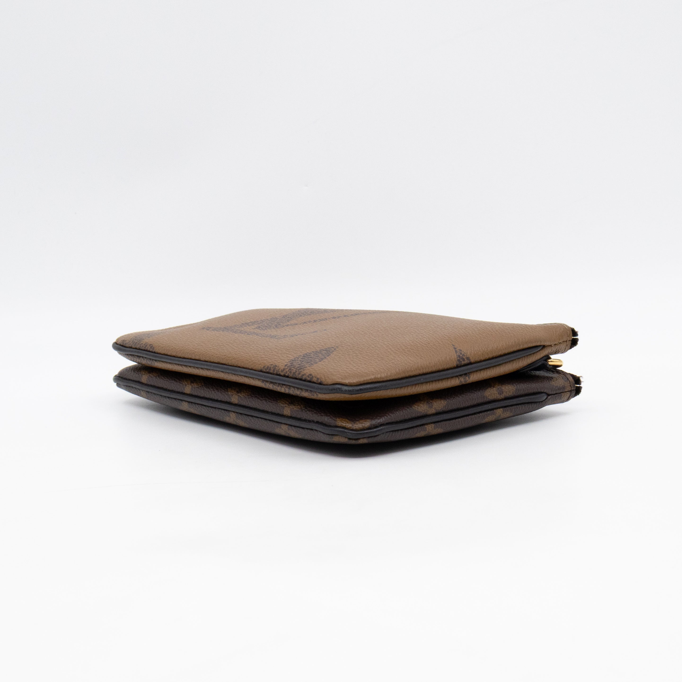 Double Zip Pochette Monogram Giant Reverse