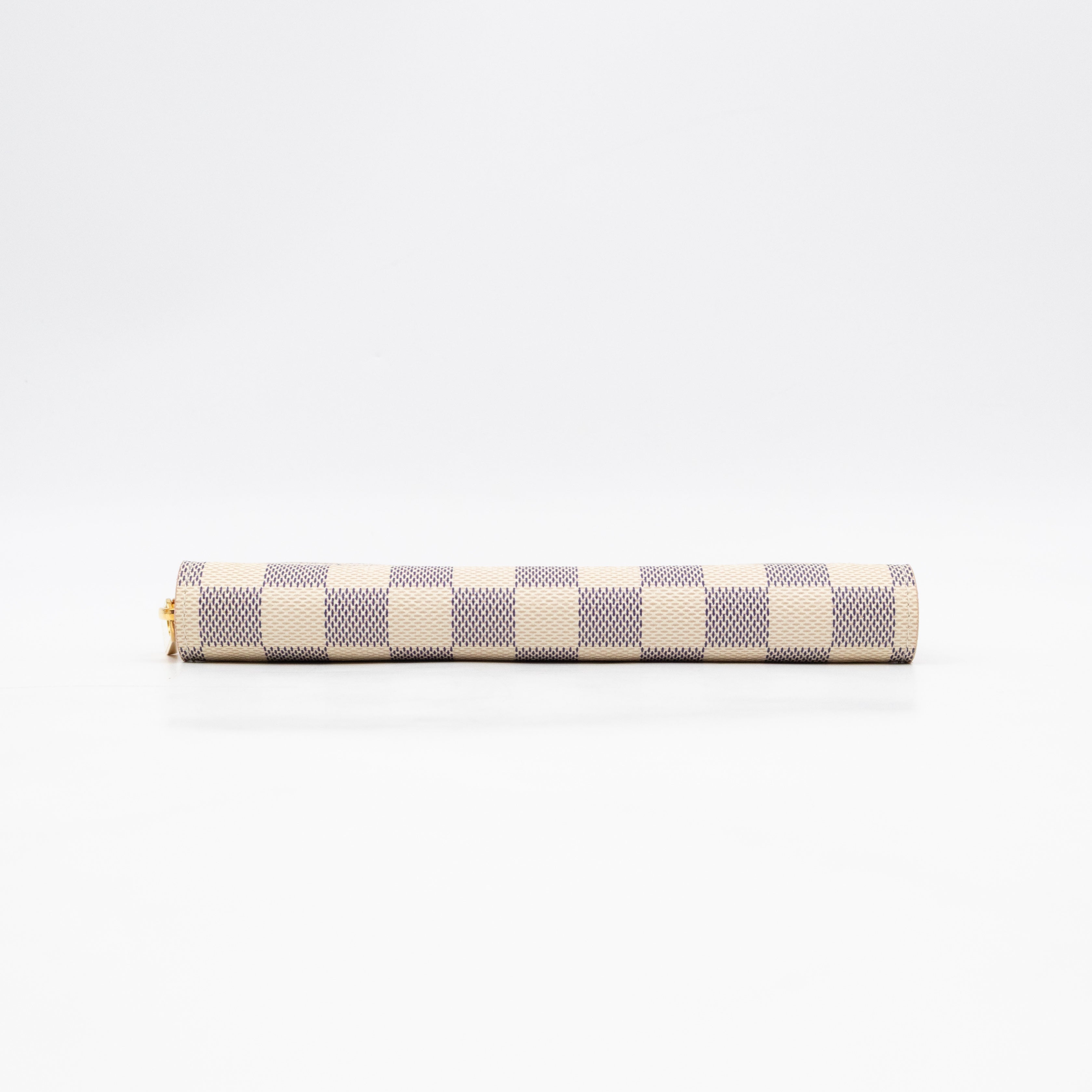 Zippy Wallet Damier Azur Rose Ballerine