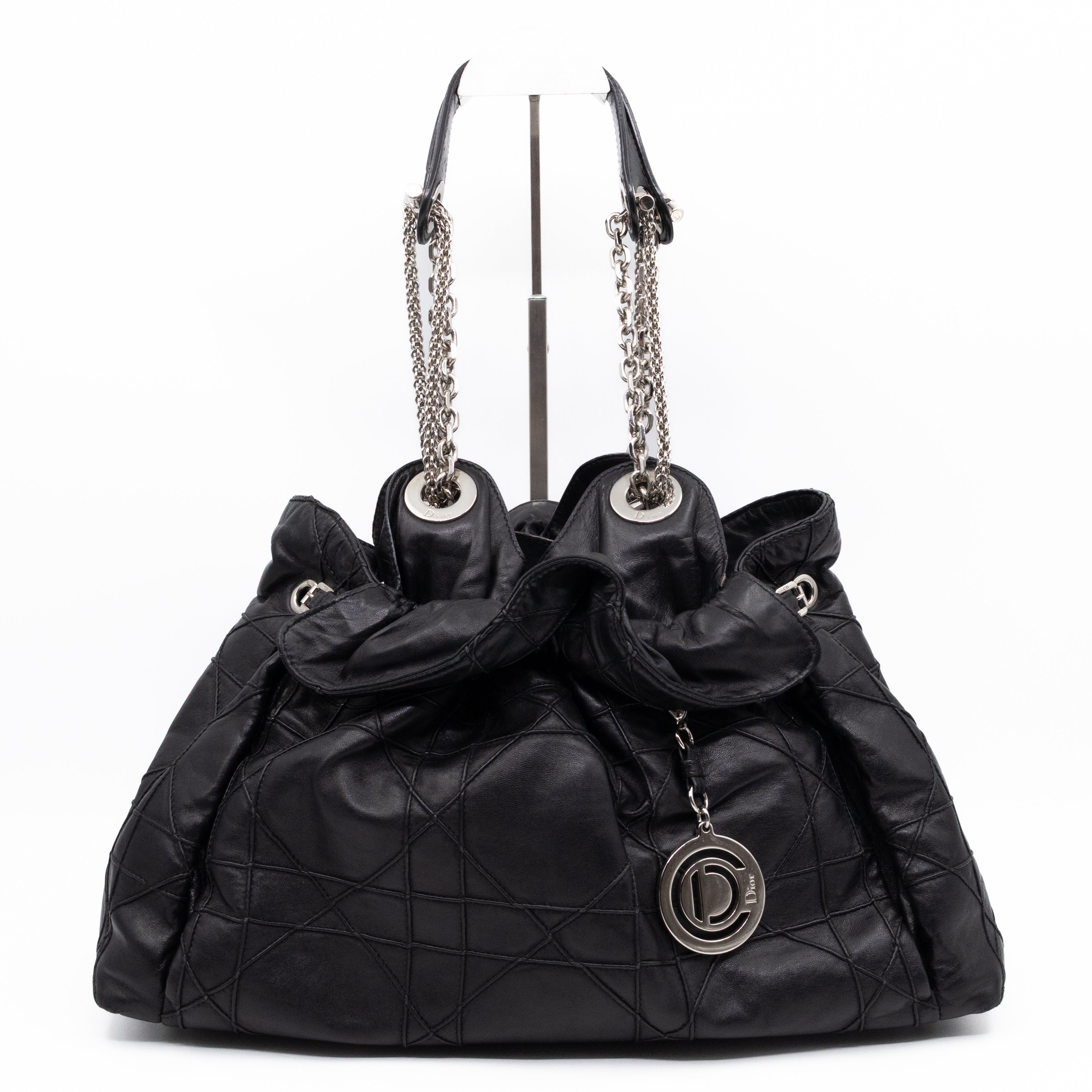 Dior Le Trente Tote Black Cannage Leather