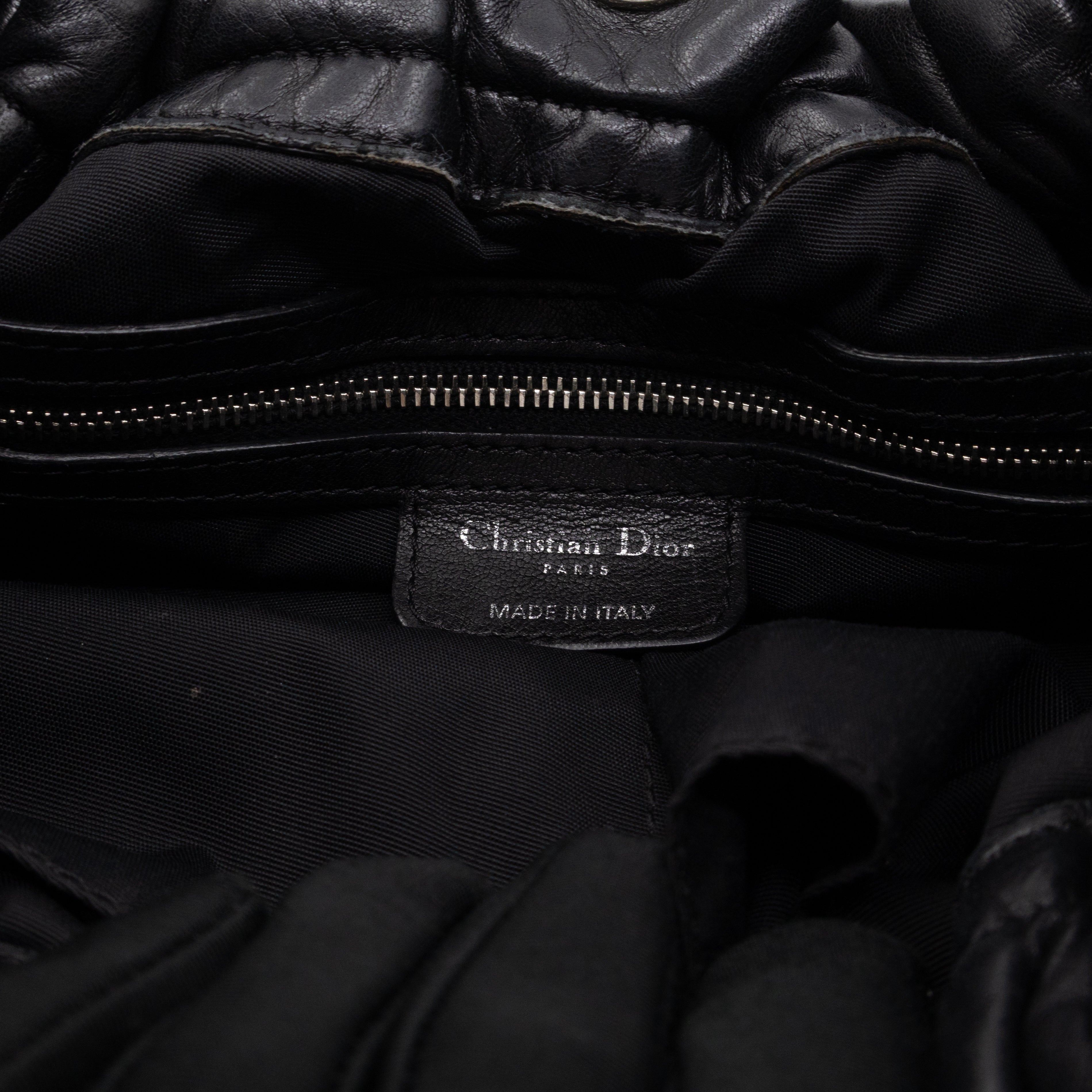 Dior Le Trente Tote Black Cannage Leather