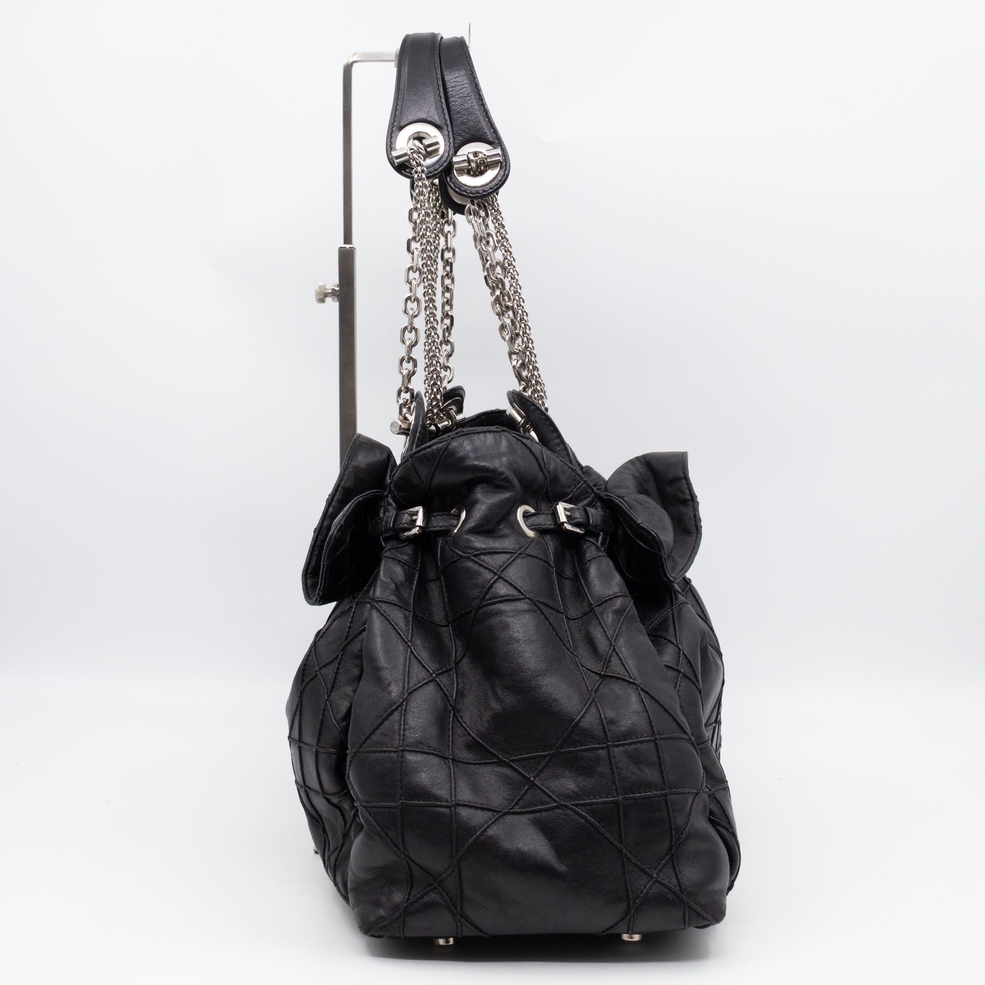 Dior Le Trente Tote Black Cannage Leather