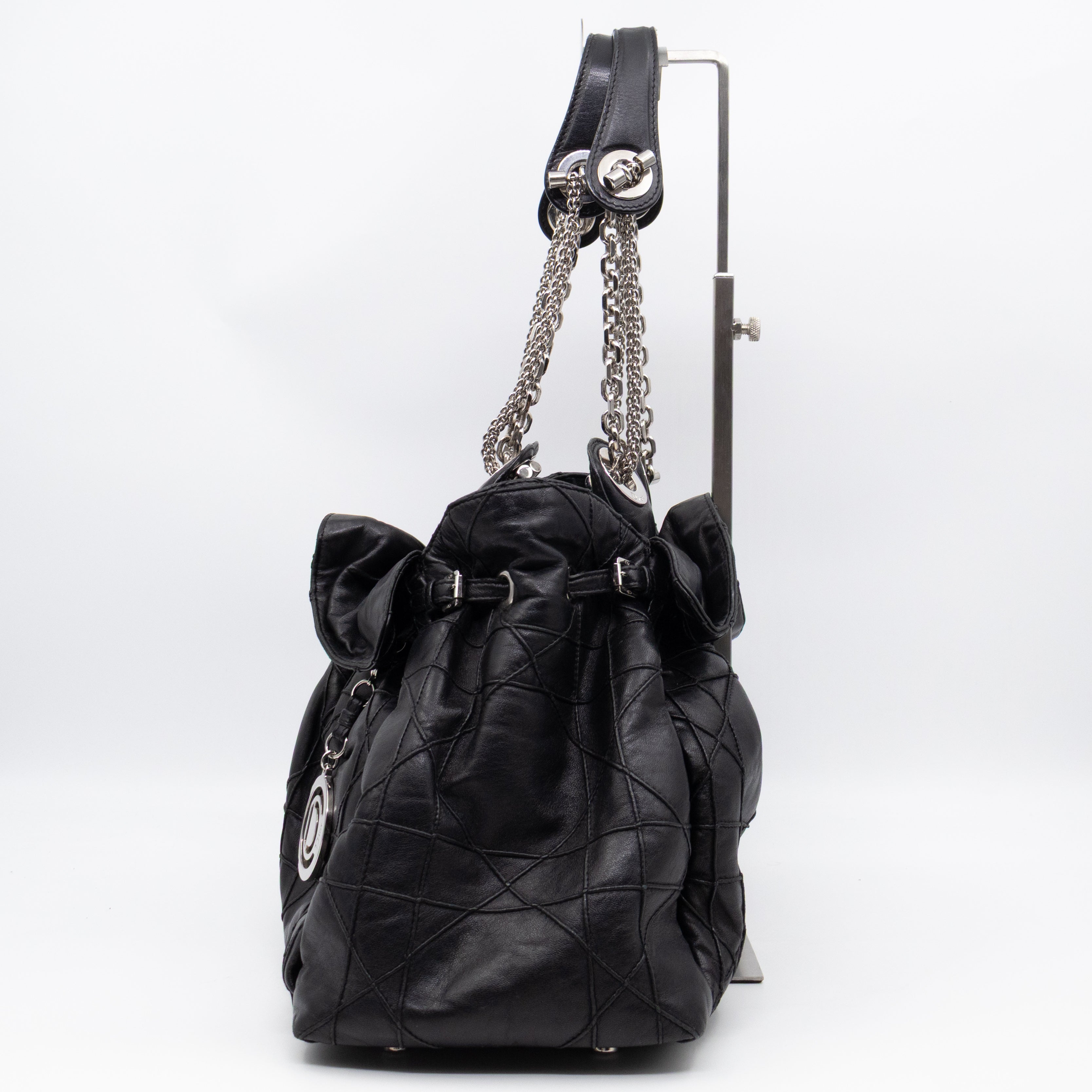 Dior Le Trente Tote Black Cannage Leather