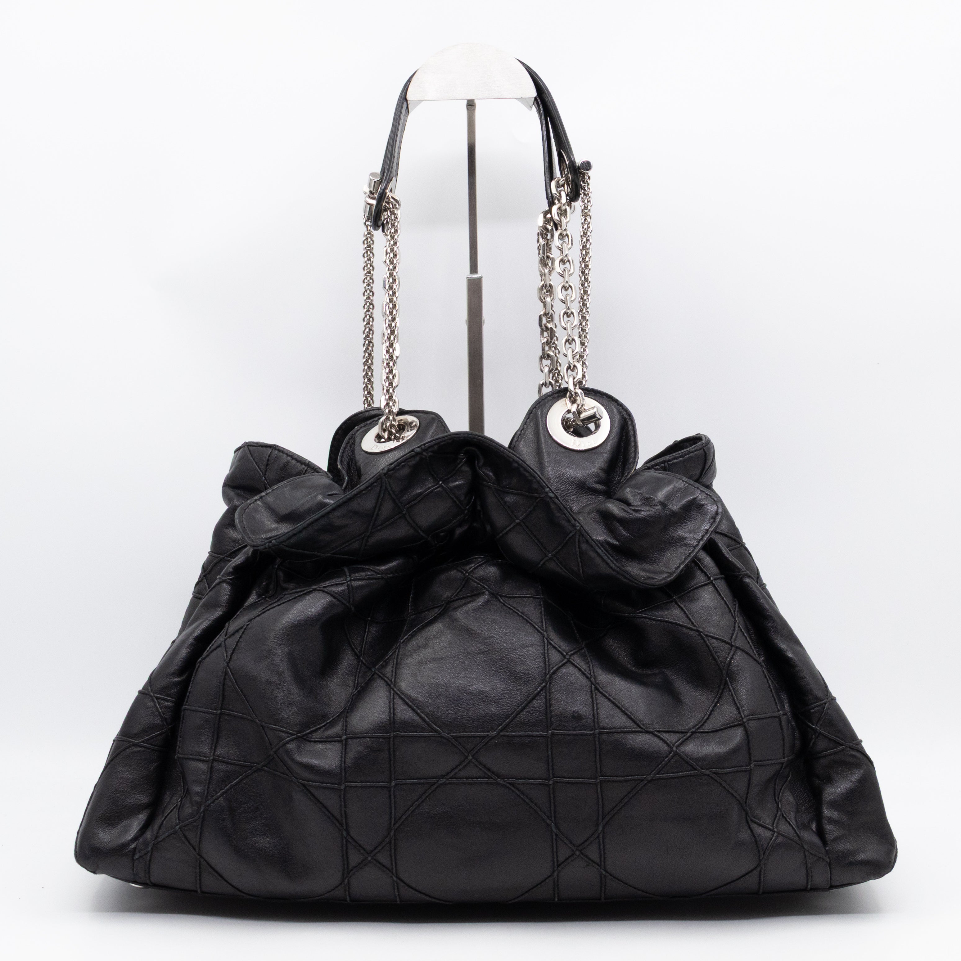 Dior Le Trente Tote Black Cannage Leather
