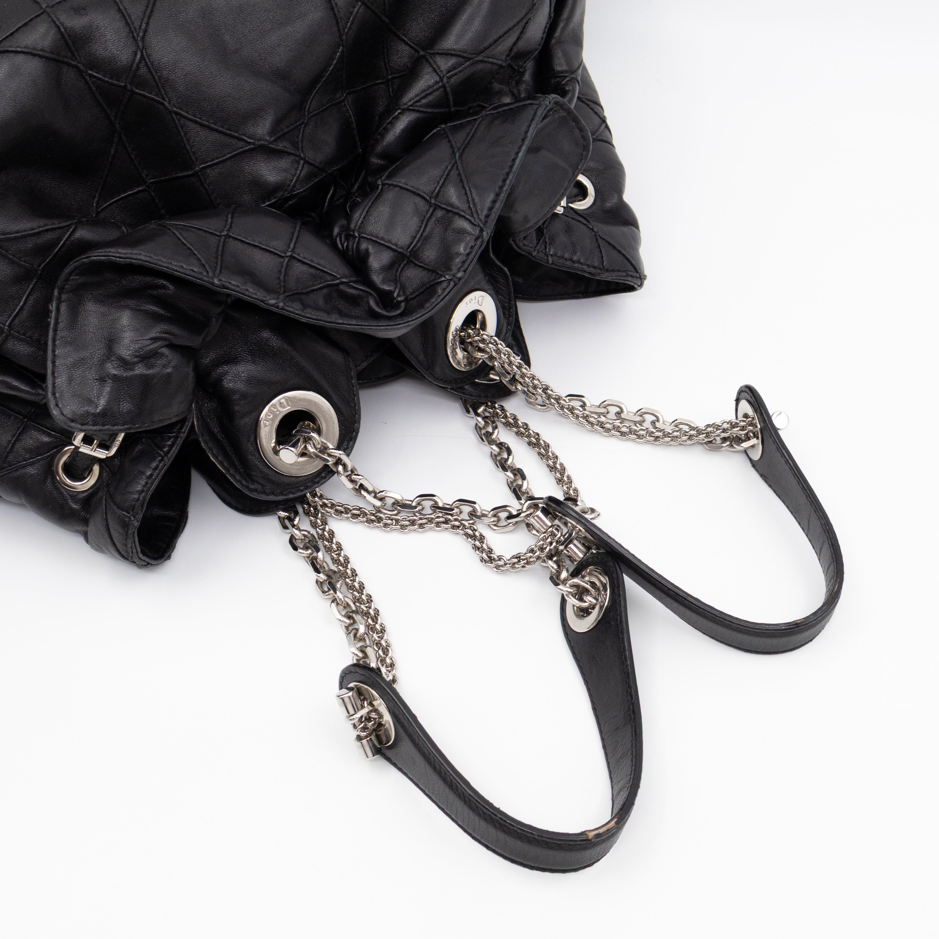 Dior Le Trente Tote Black Cannage Leather