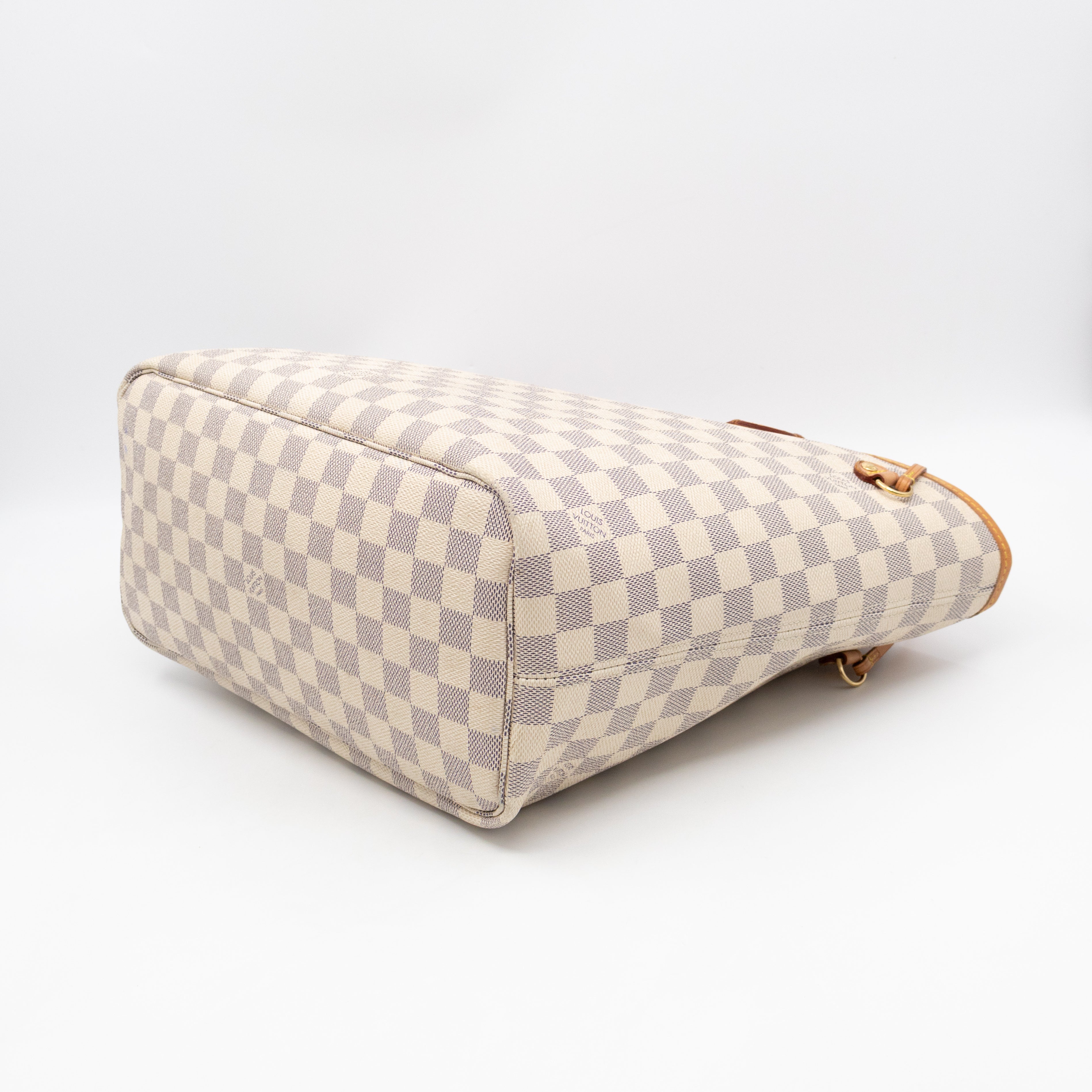 Neverfull MM Damier Azur Rose Ballerine