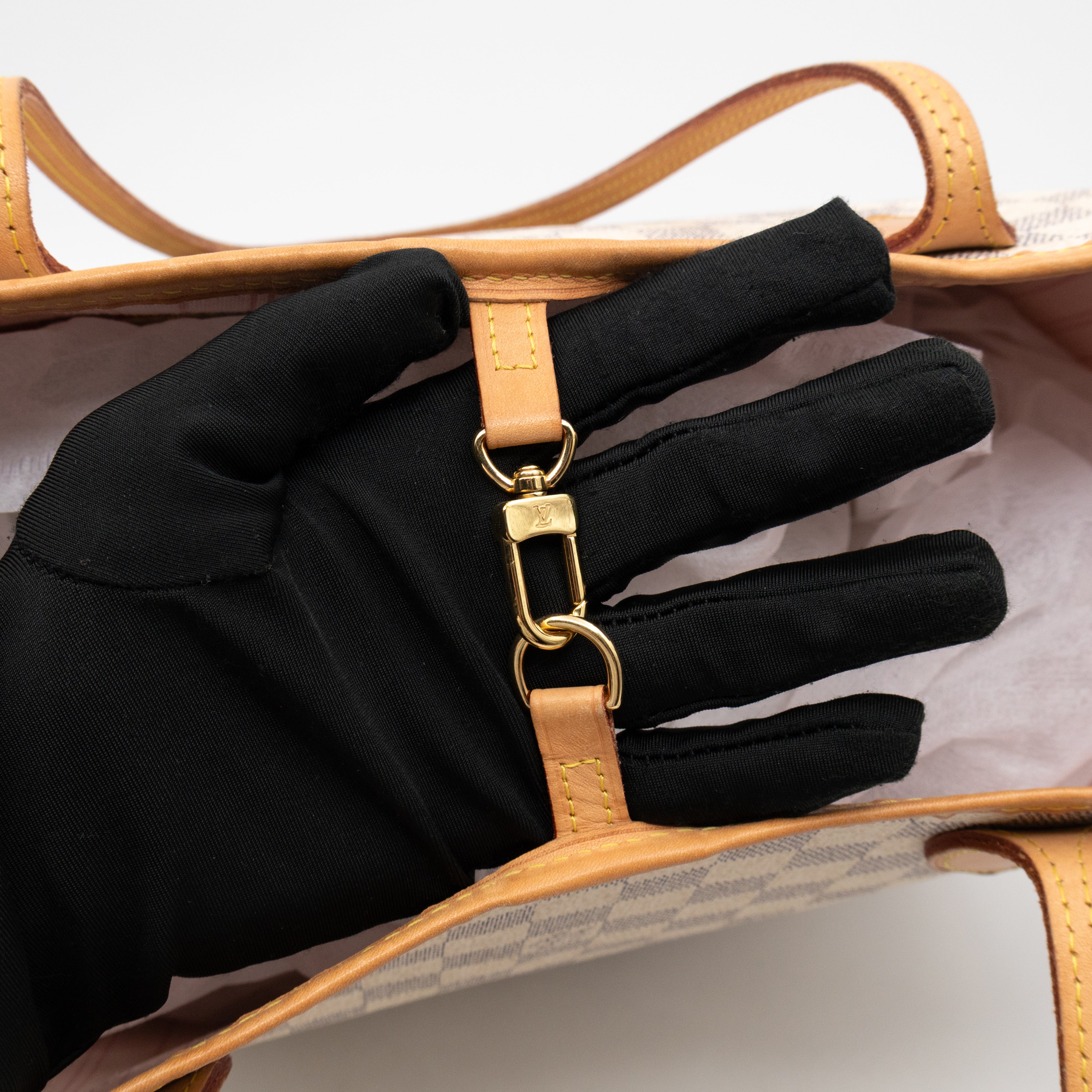 Neverfull MM Damier Azur Rose Ballerine