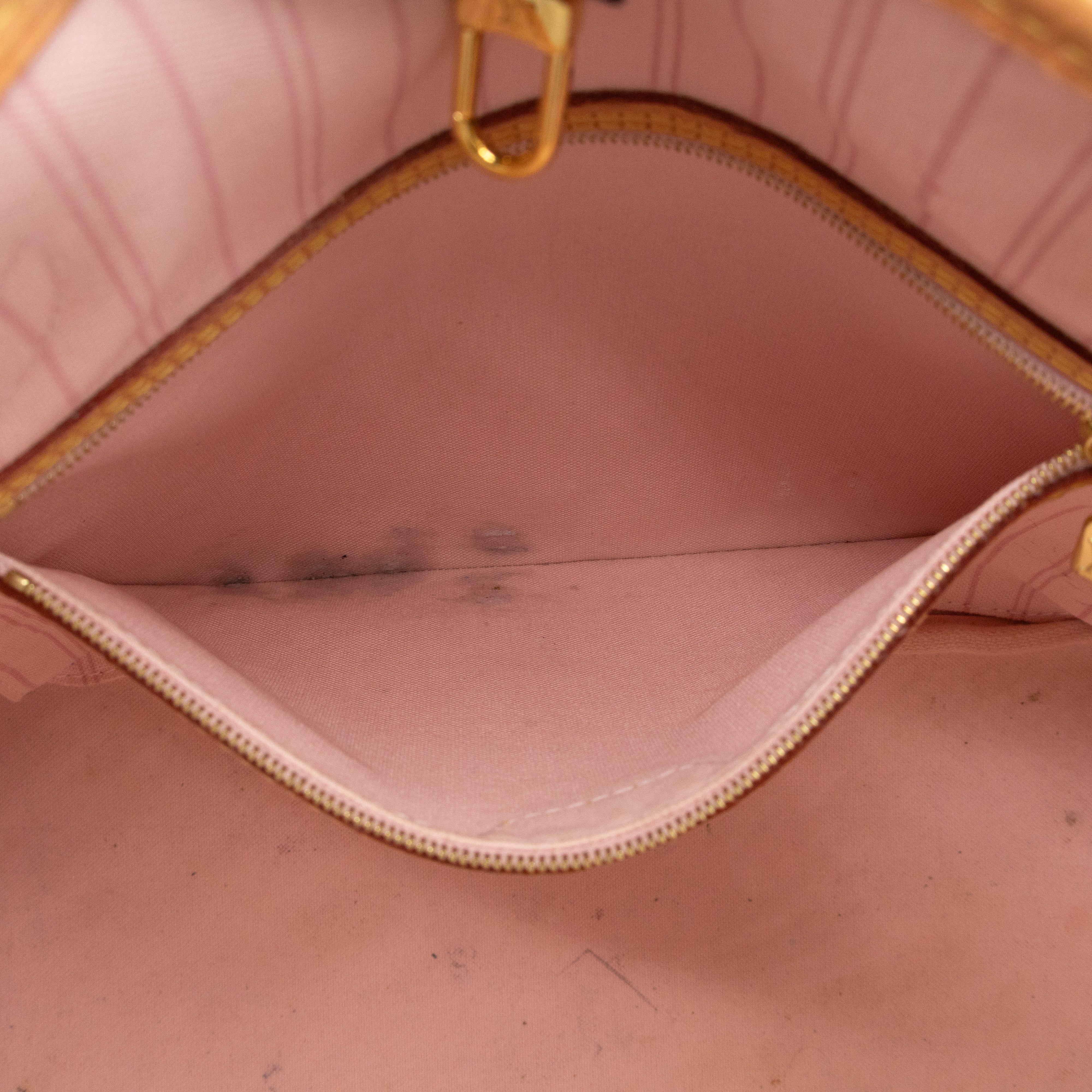 Neverfull MM Damier Azur Rose Ballerine