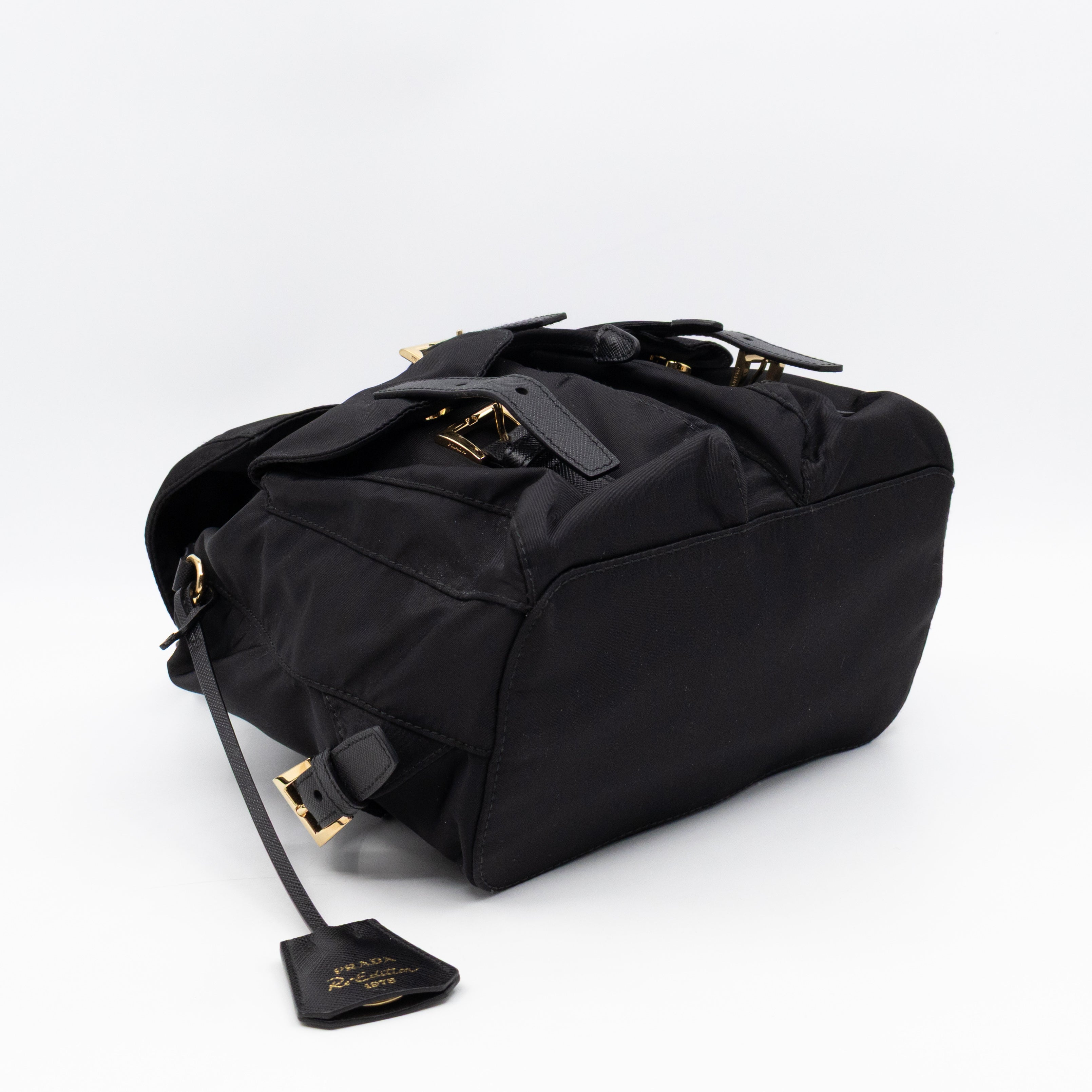 Re-edition 1978 Re-nylon Small Black Backpack