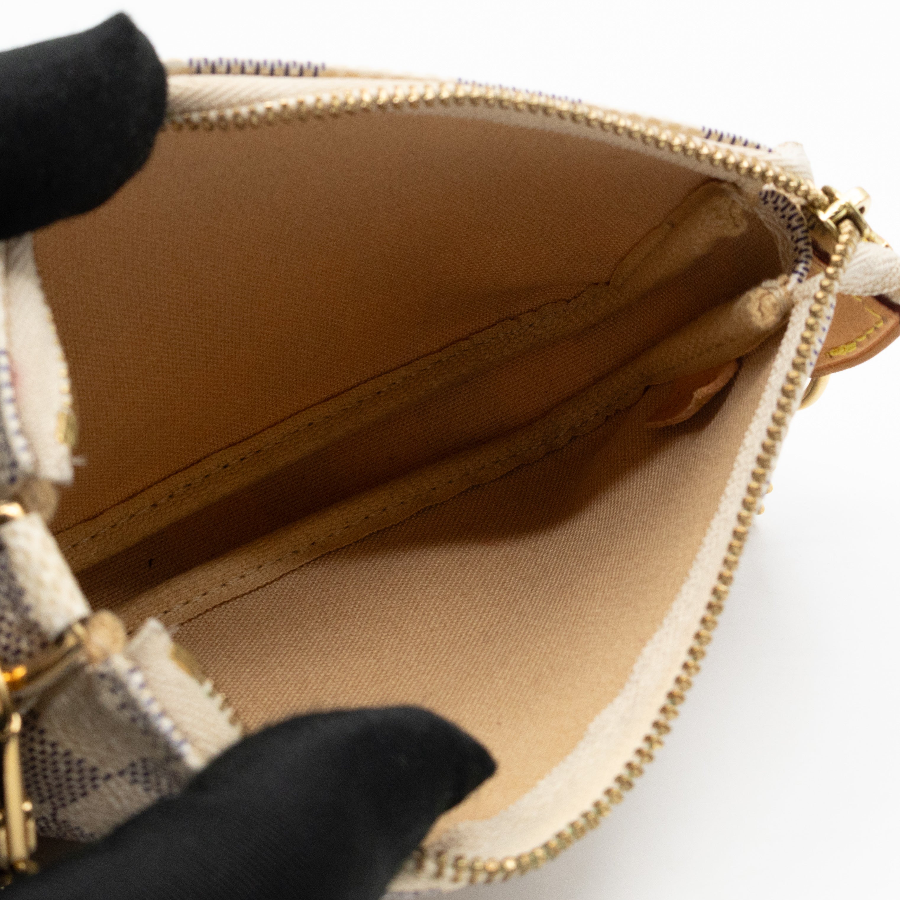 Mini Pochette Accessoires Damier Azur