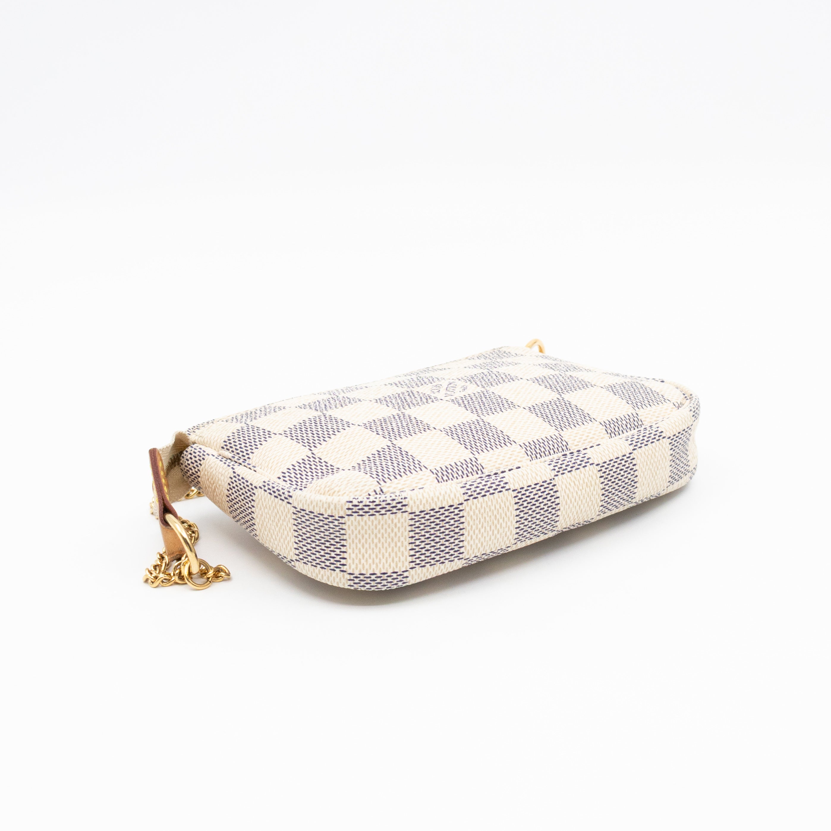 Mini Pochette Accessoires Damier Azur