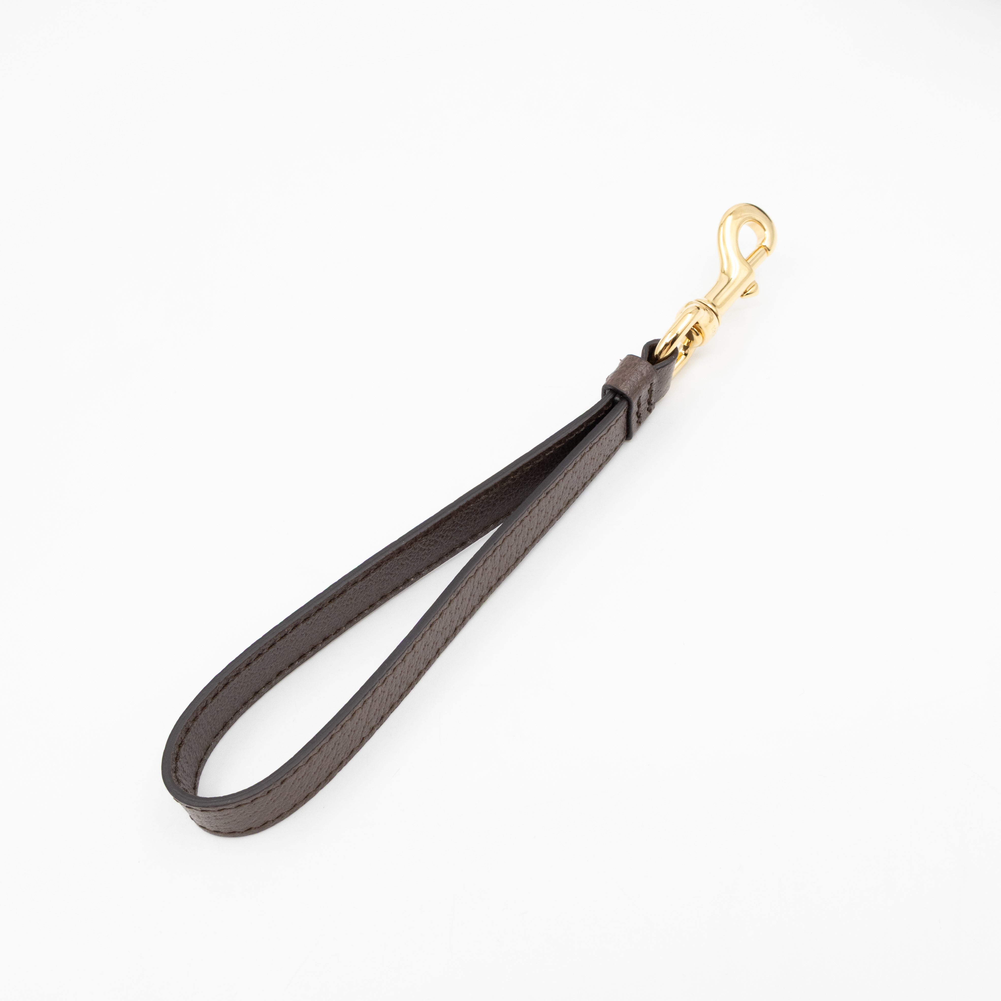 Ophidia GG Wrist Pouch GG Supreme Brown Leather