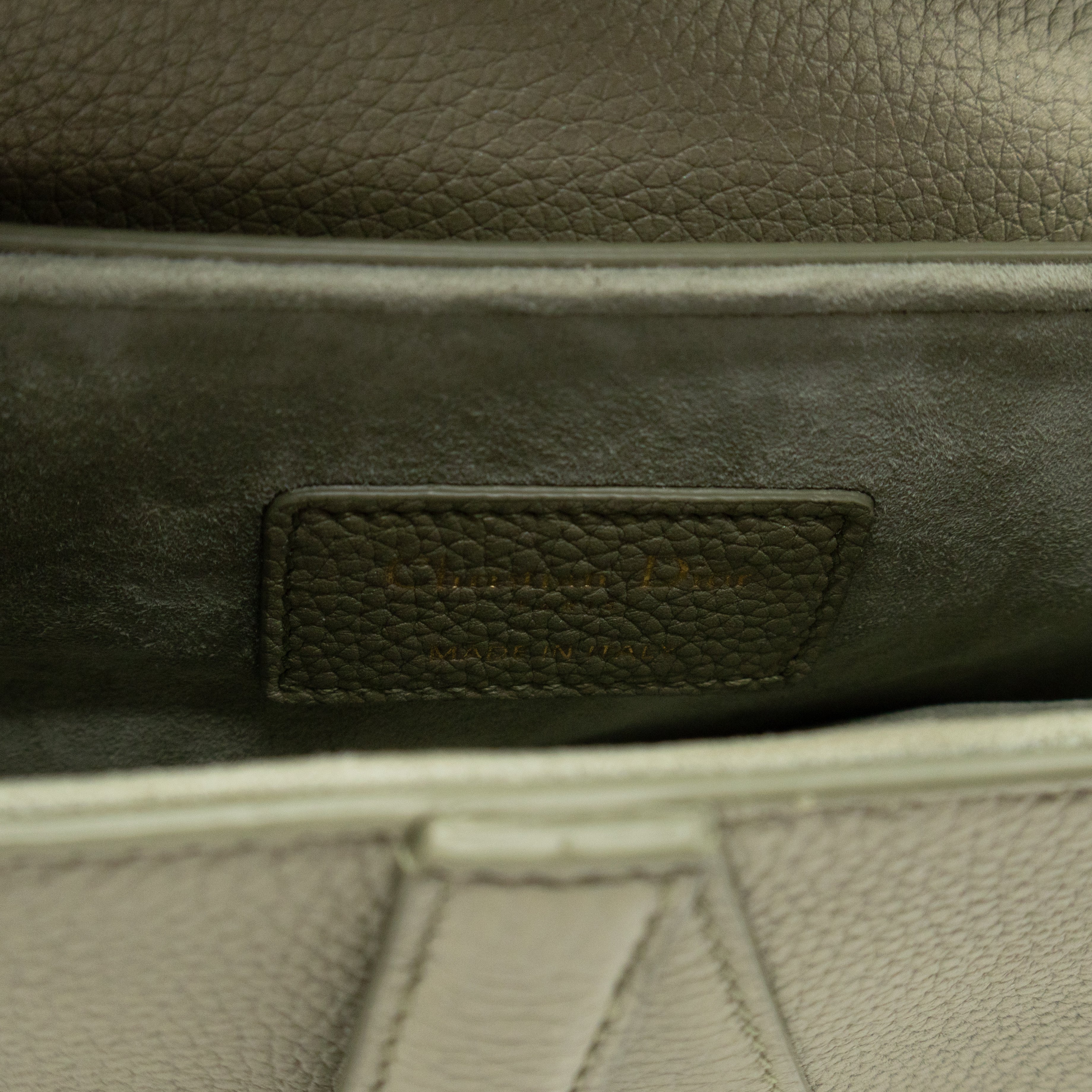 Mini Saddle Bag Light Green Leather